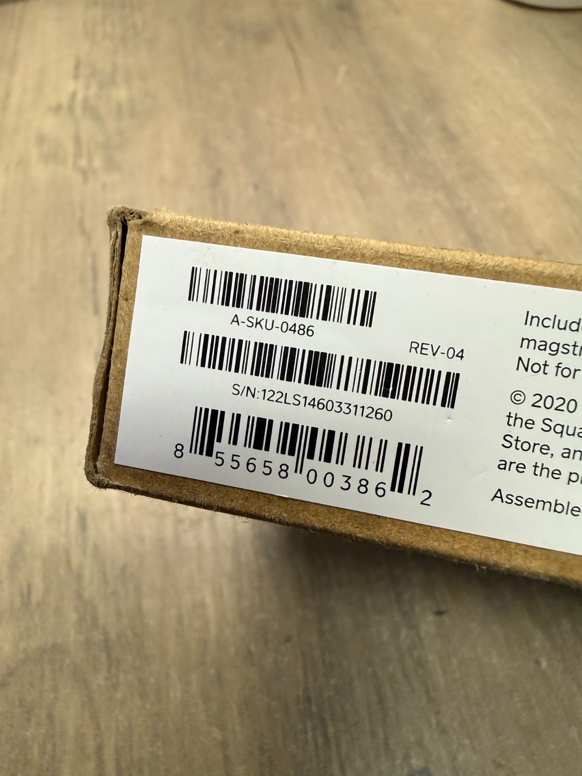 Square Contactless & Chip Reader SPC1-01 1st Gen POS Card Reader NFC Tap Pay