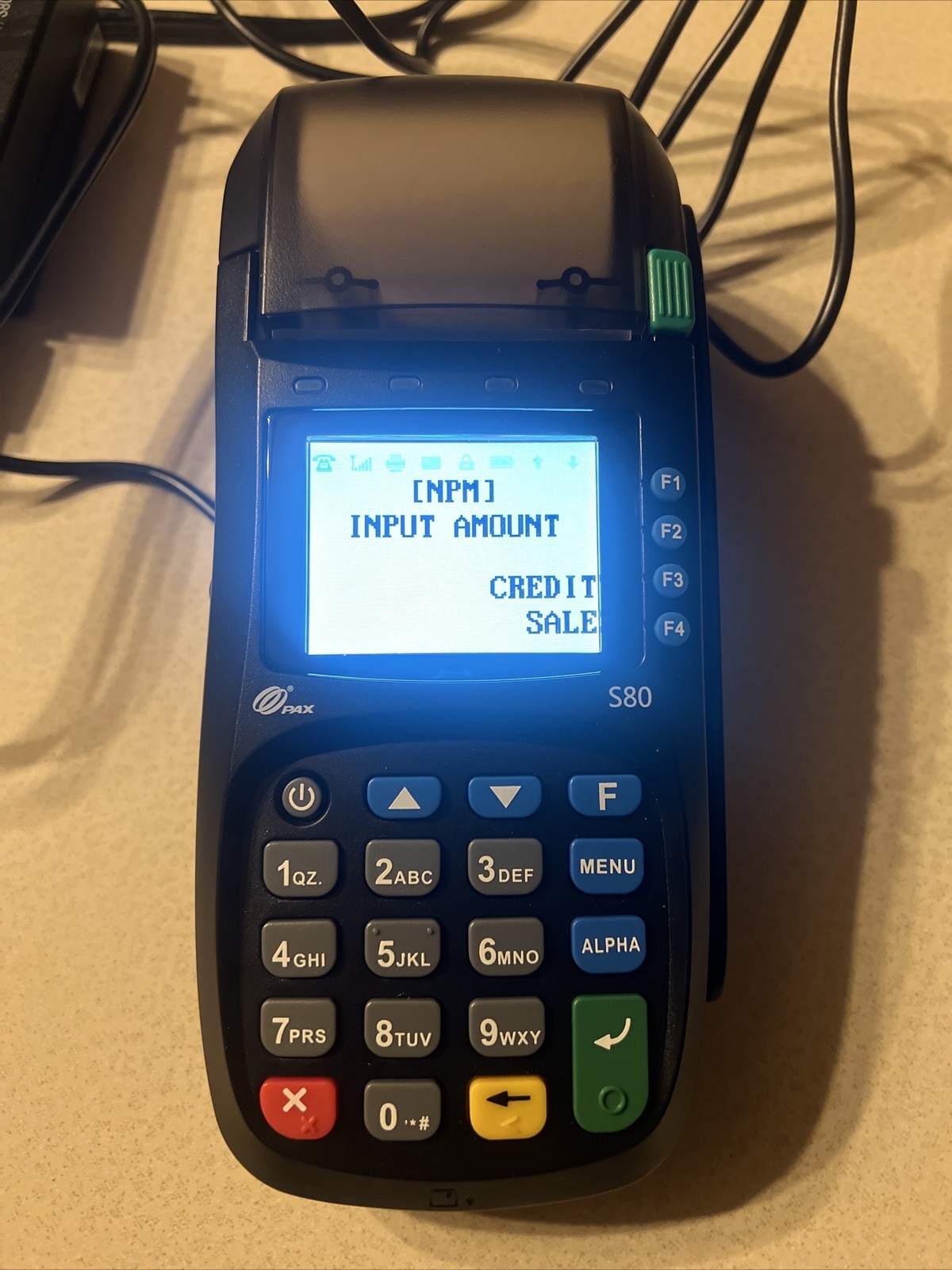 Pax S80 Credit Card Machine POS Terminal Used