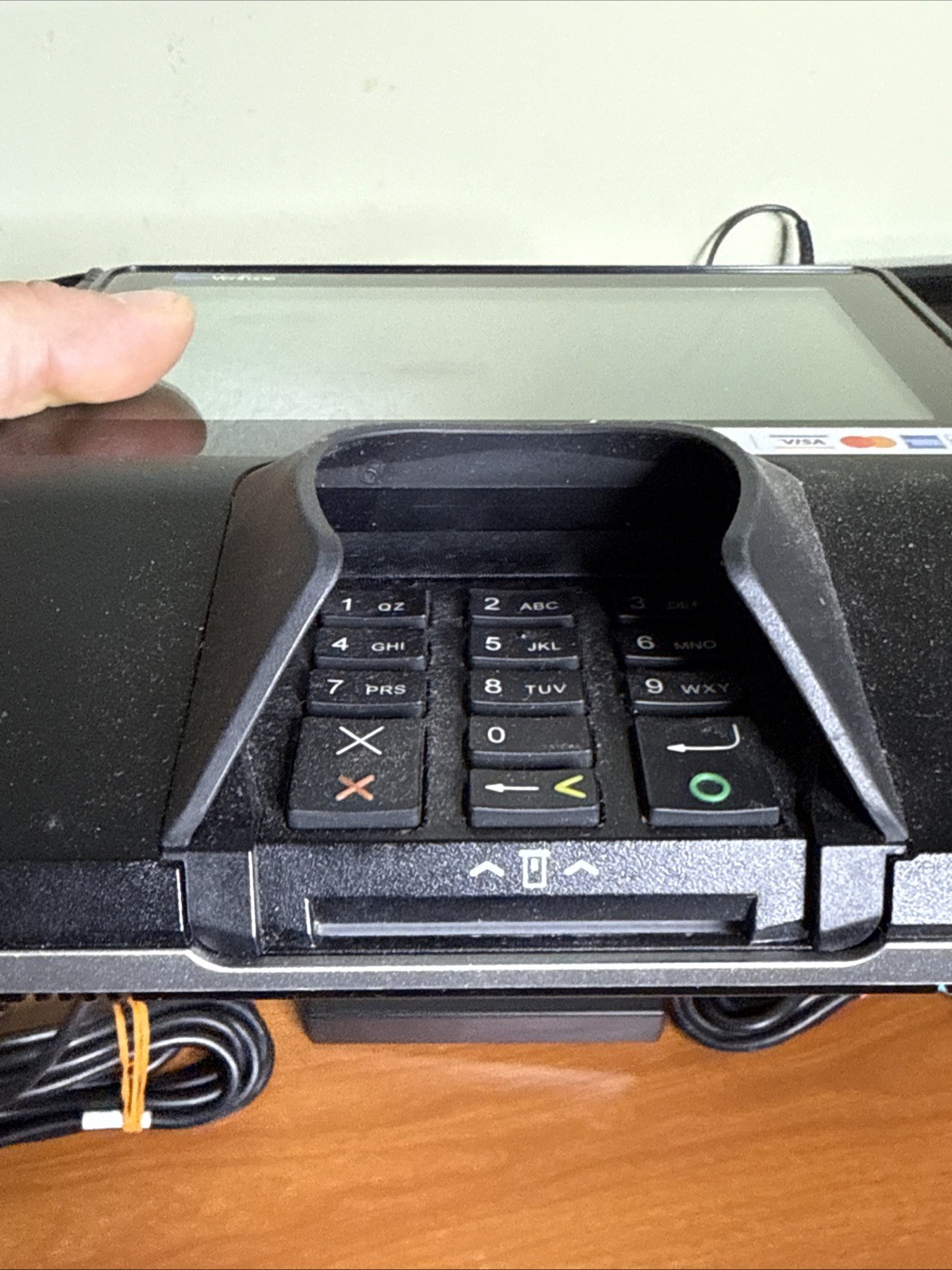 Lot of 3 Verifone MX925CTLS Genius by Cayan Payment Terminals w/ Power Supplies