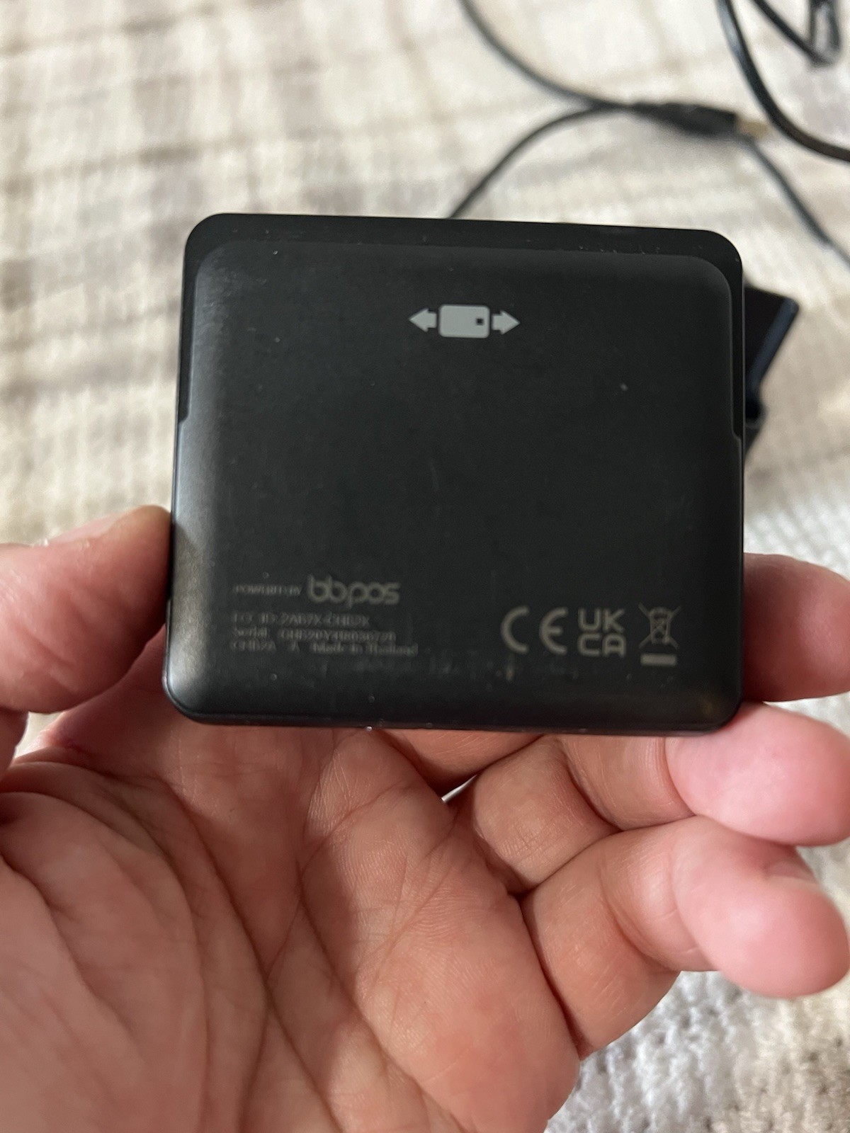 BBPOS CHB2A Chipper 2X BT Bluetooth NFC Card Reader 2AB7X-CHB2X W/ Dock