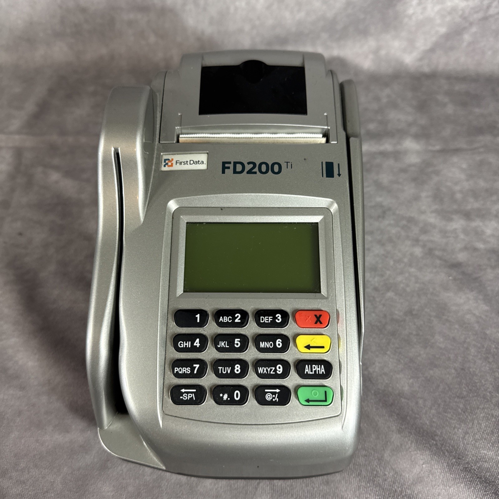 First Data FD200TI (Dial/IP) Credit Card Machine UNTESTED
