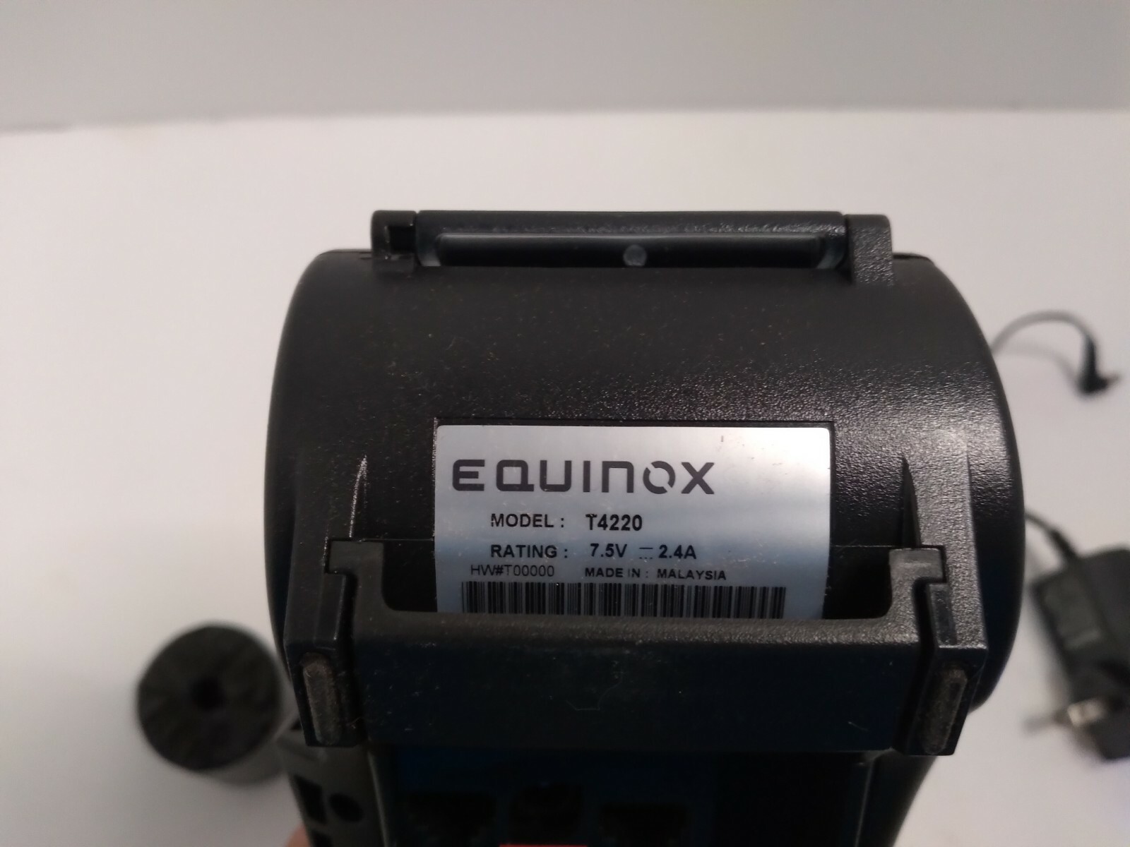 Credit Card Pos Reader Terminal W/ Power Cord Swipe Checkout Debit EQUINOX T4220
