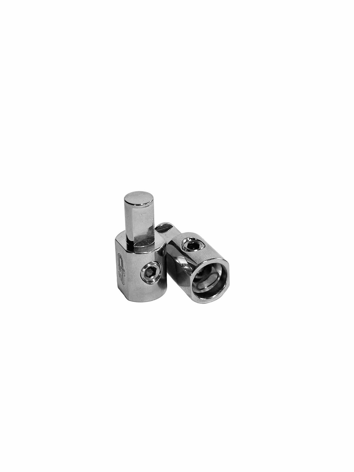Droppin HZ Car Audio Pair of 1/0 0 Gauge to 1/0 0 Gauge Amp Input Reducers ̵