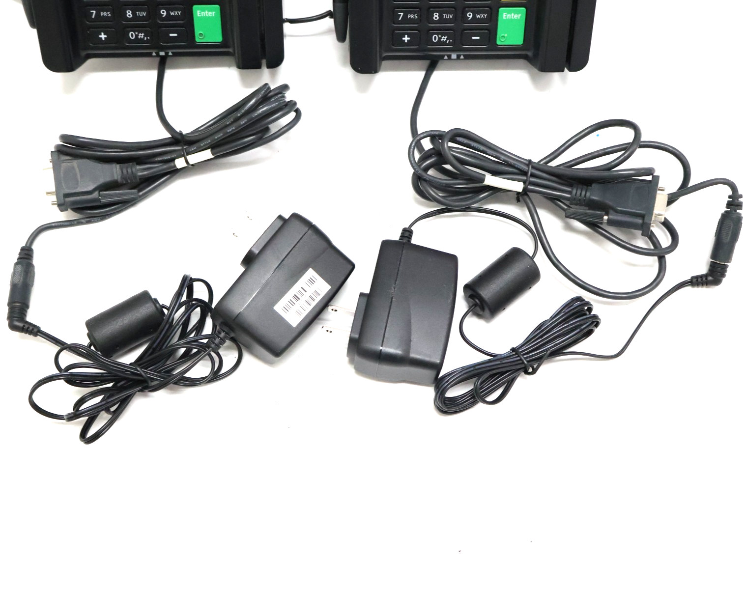 AS-IS Lot of 2 Ingenico iSC250 Signature Capture Terminal PIN Pad w/ADP & Cables