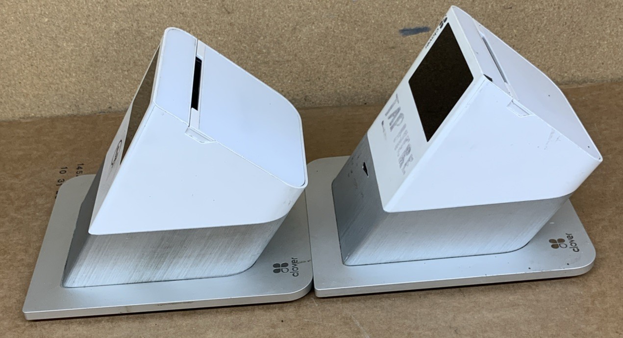 Clover POS P550 Contactless Printer with Customer Facing Display screen Lot Of 8