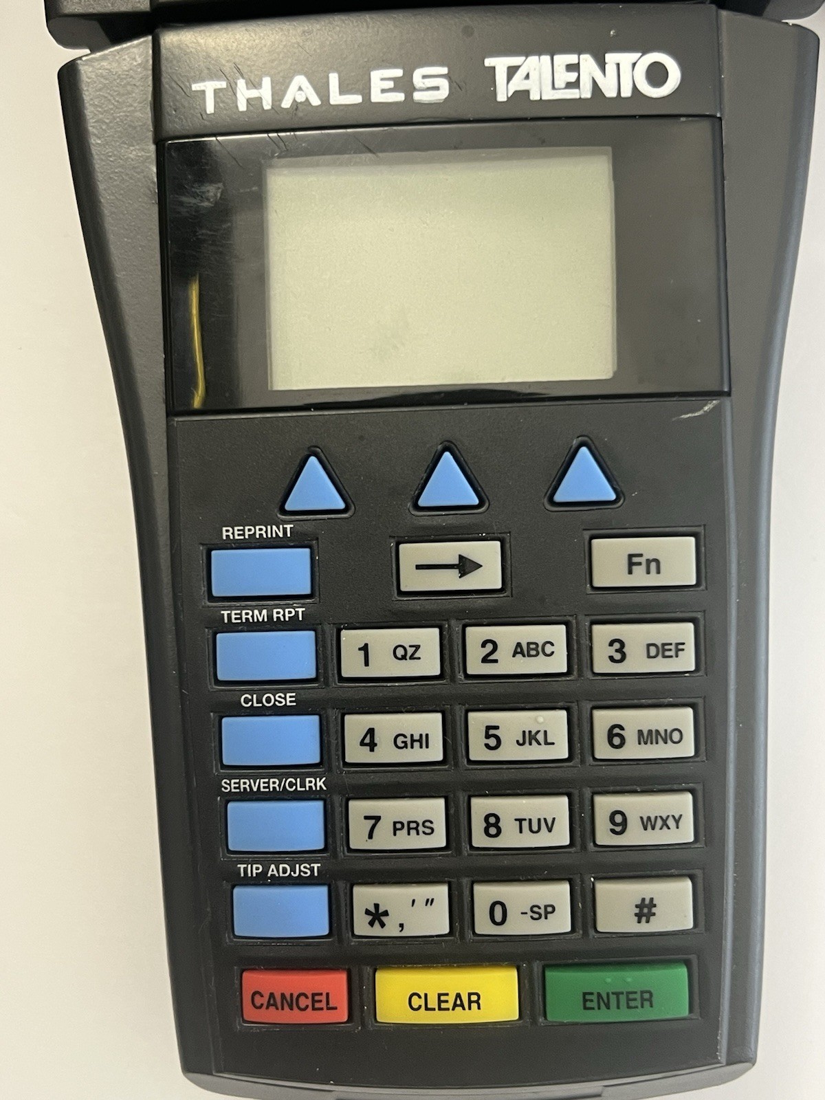 Vintage Thales Talento Credit Card Terminal-Turns on but UNTESTED