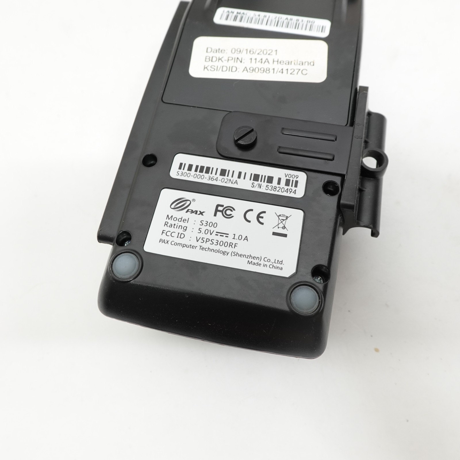 PAX S300 Integrated PIN Pad Credit Card Terminal