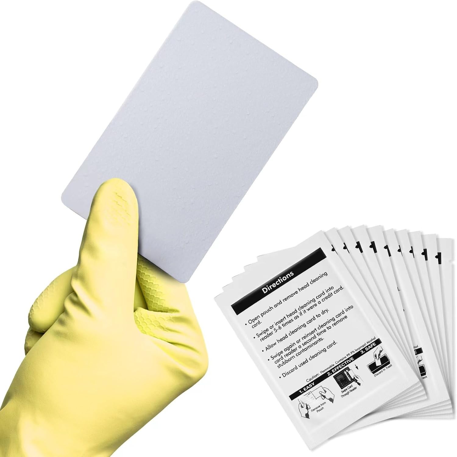 Card Reader Cleaning Cards – BIHYM Dual Side Credit Card Reader Cleaner, CR80 Ca