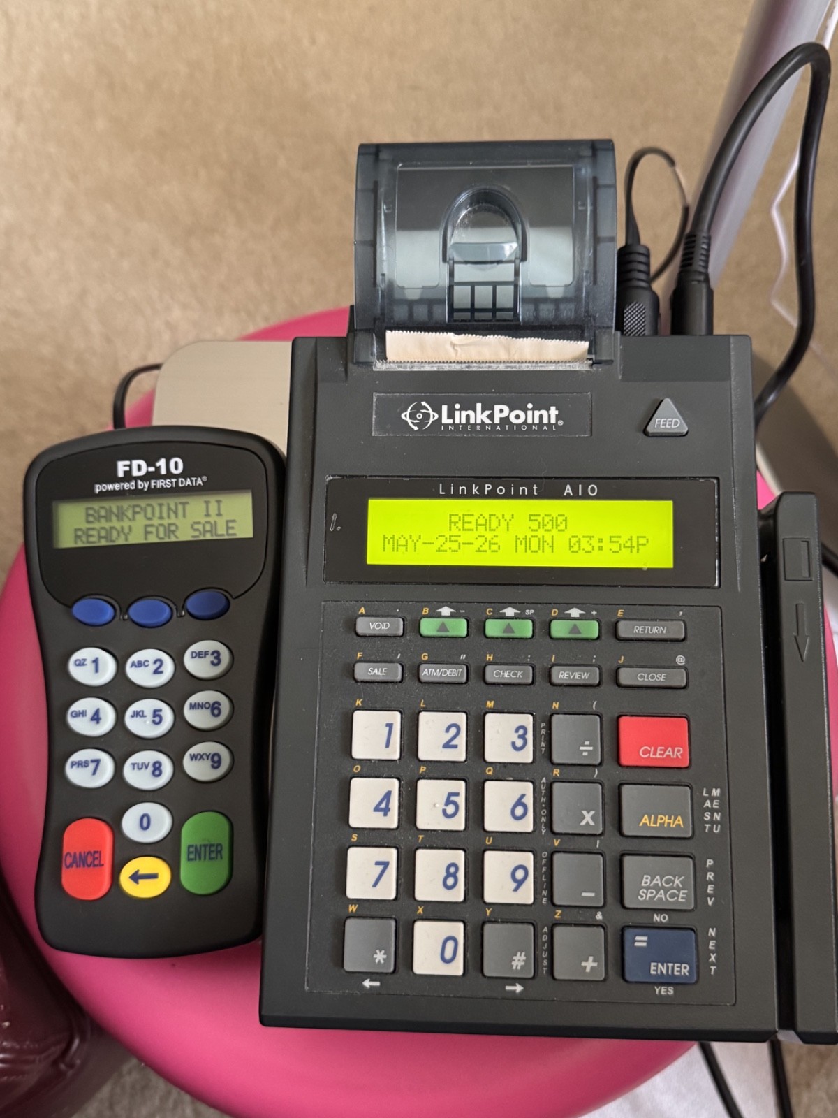 Linkpoint AIO LPAIAO AIO All-In-One POS Credit Card Reader Terminal