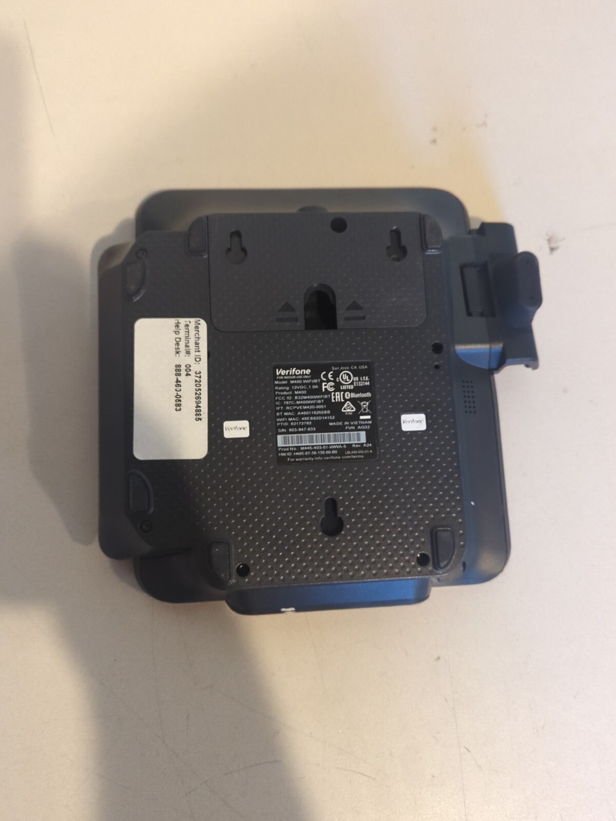 Verifone M400 Wifi/BT Credit Card Payment Terminal – UNTESTED