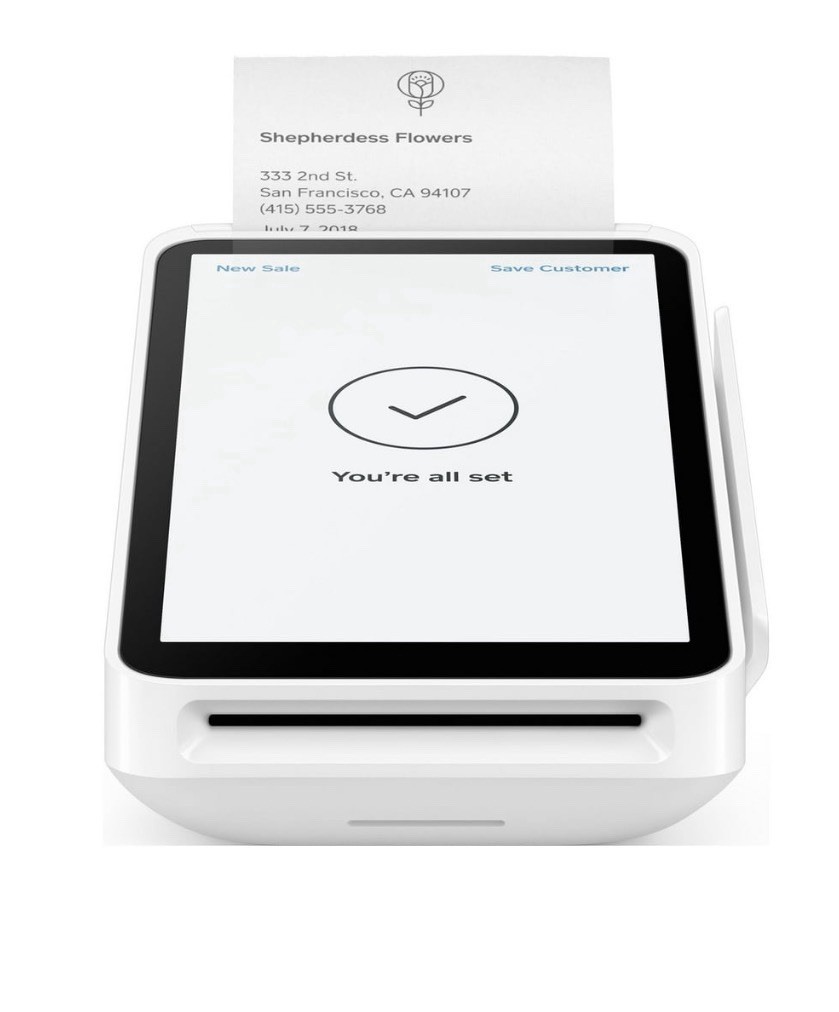 Square Terminal Credit Card Machine Mobile POS Payment Processing White New