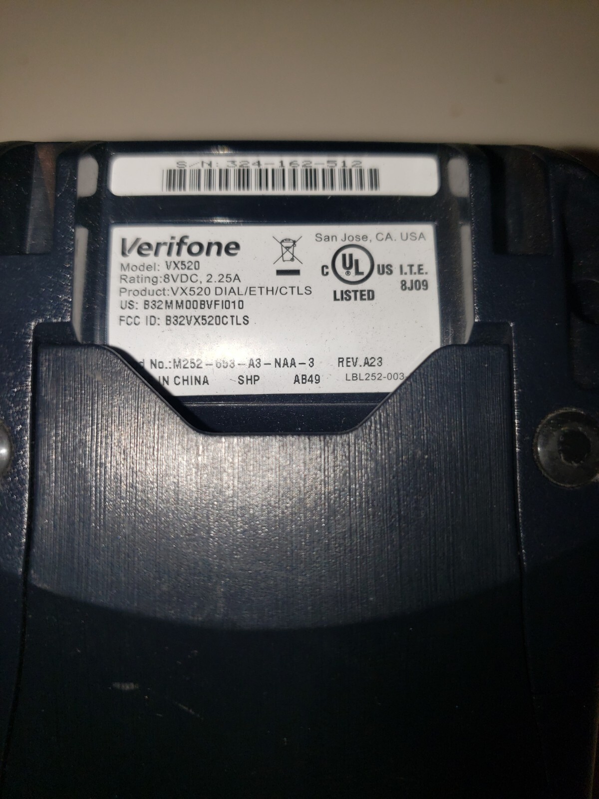 Verifone VX520 Credit Card Terminal