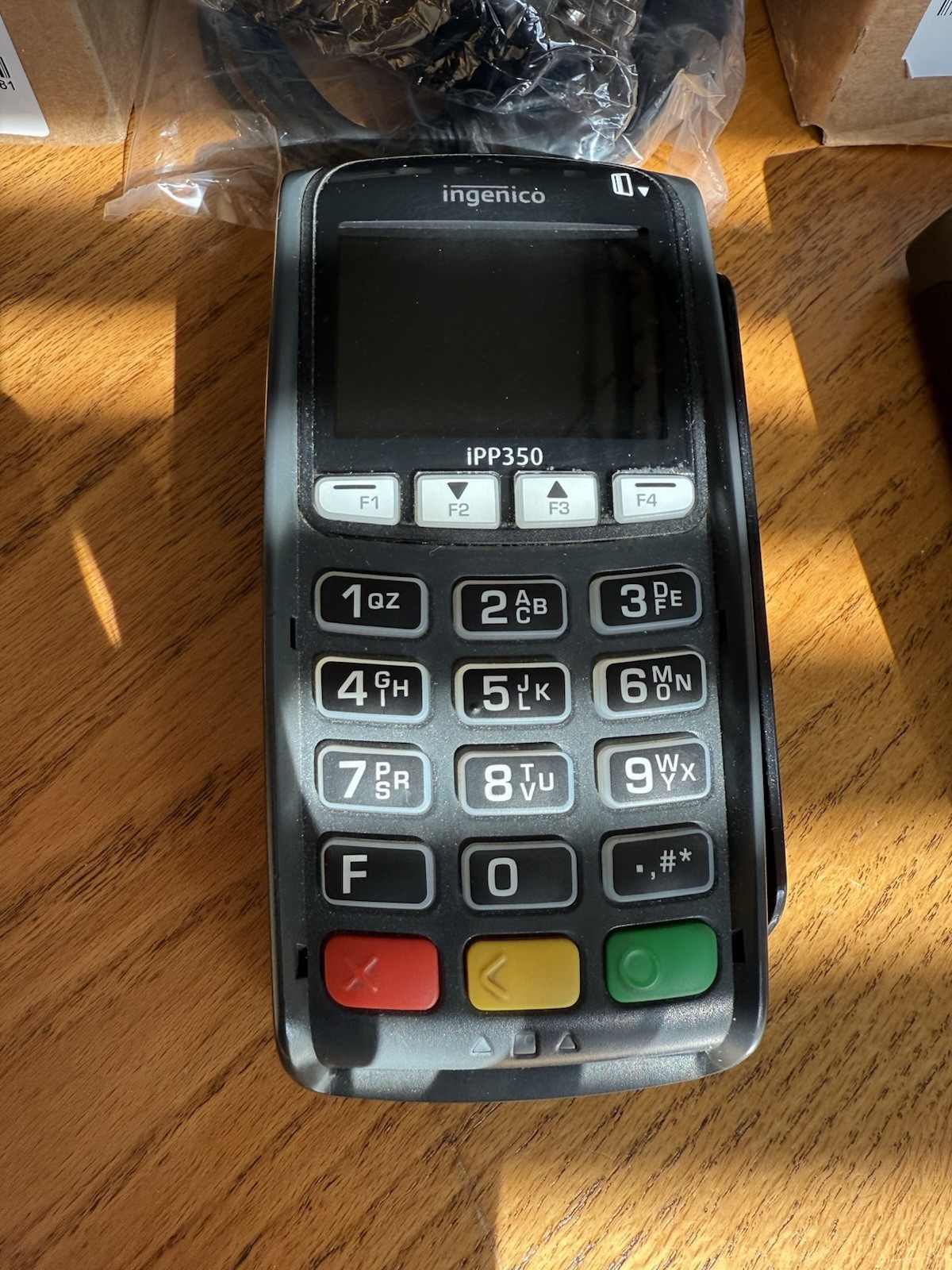 3x Ingenico IPP350 Credit/Debit Card Readers With Power Cords And Boxes
