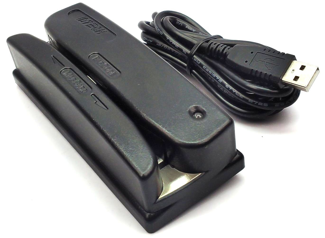 ID Tech WCR3227-633UC Omni Barcode Magnetic Stripe Credit Card Reader 3-Track