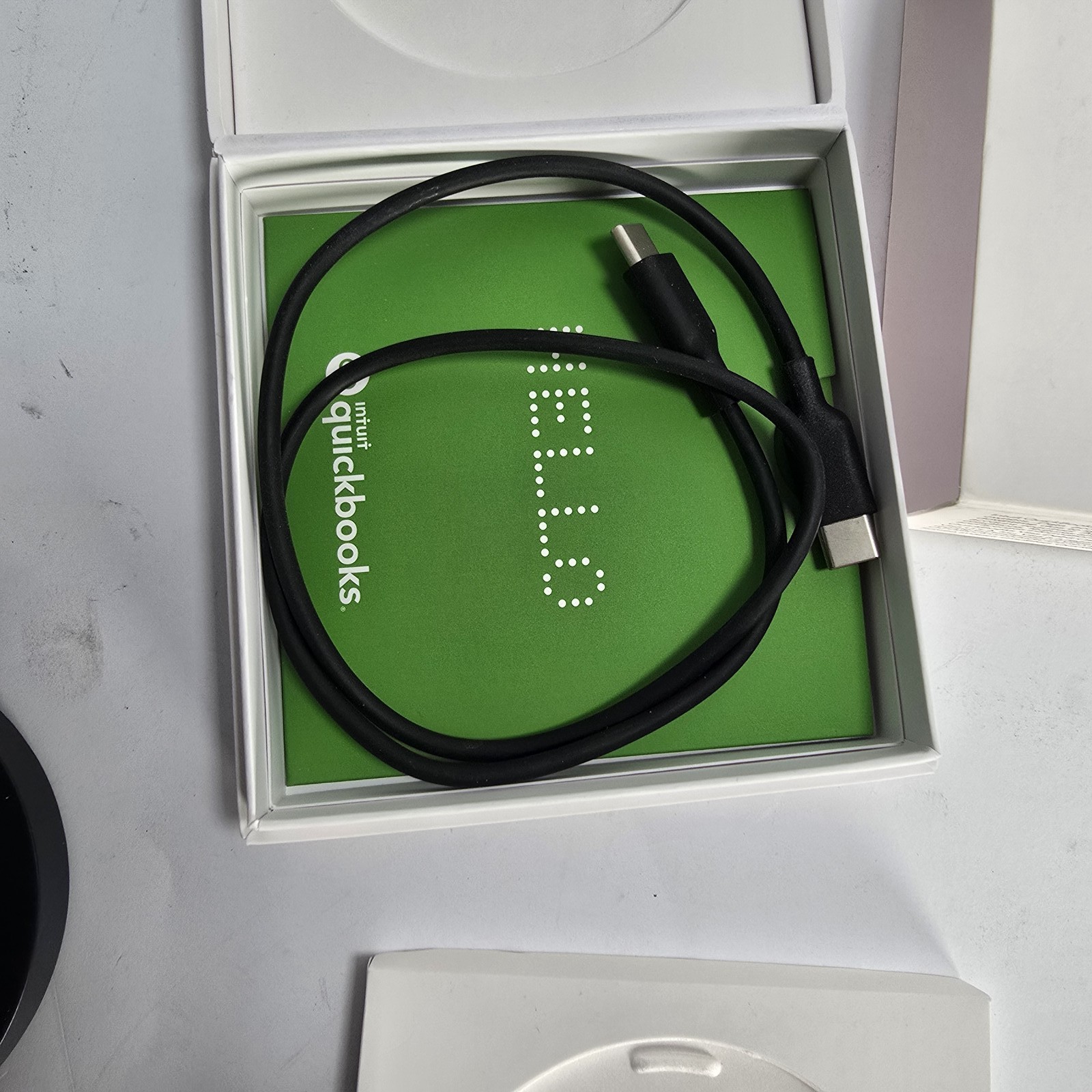 Intuit QuickBooks Card Reader Contactless Chip Payments USB-C Good Used