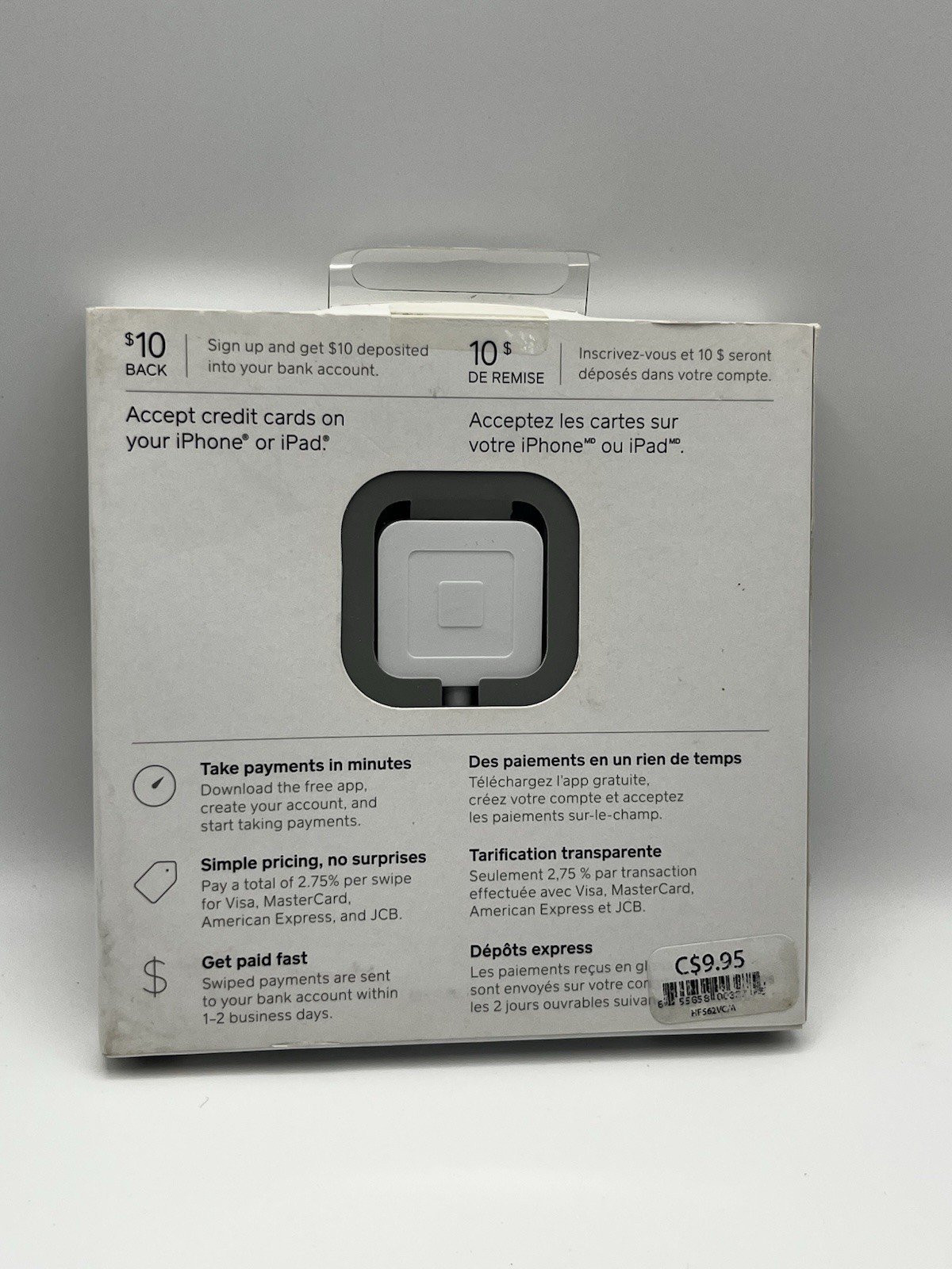 Square Reader Magstripe Credit Card Reader 3.5mm Headphone Jack NEW SEALED