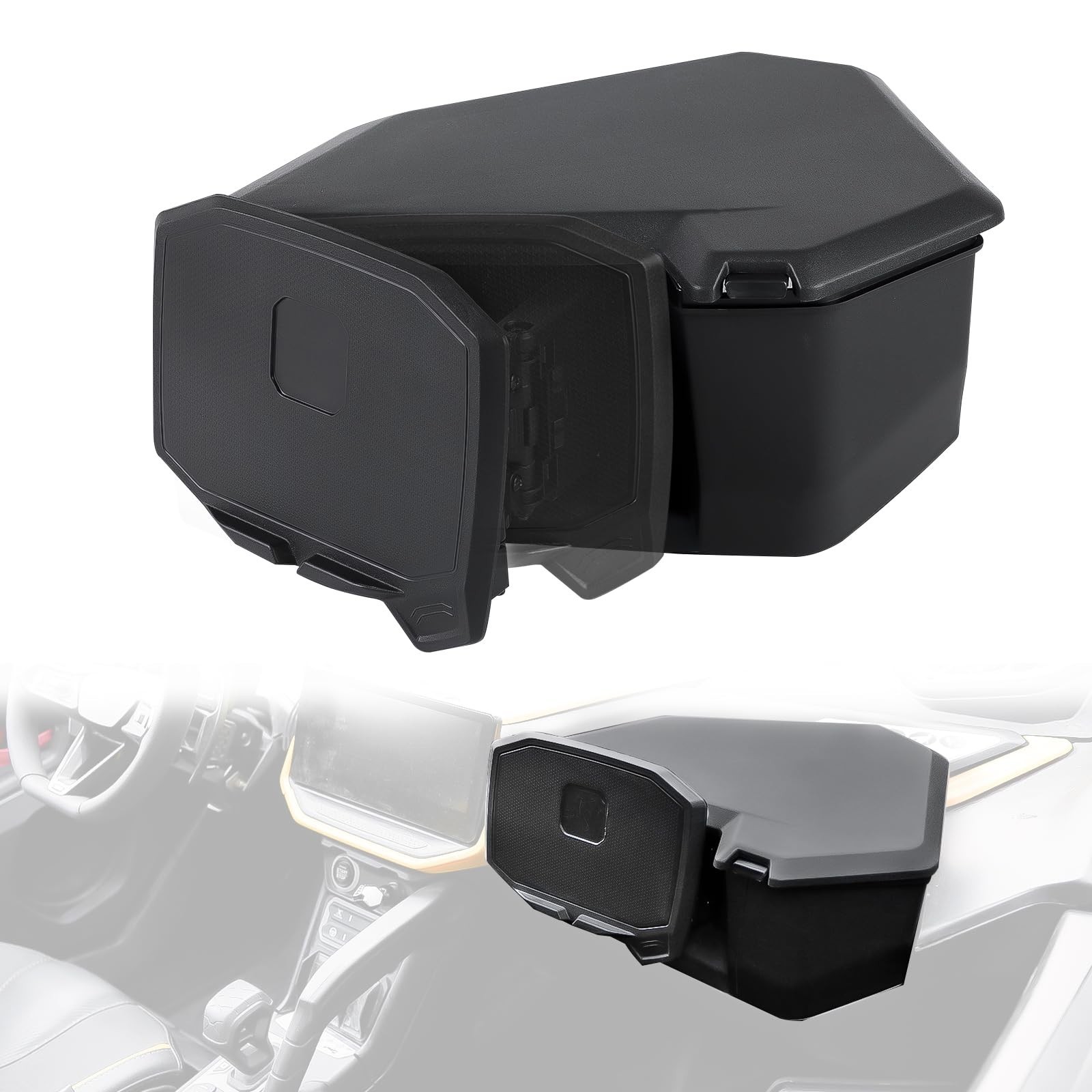 Tablet Phone Holder with 4L Storage Box for Can-Am Maverick R, R X, R X RS 20…