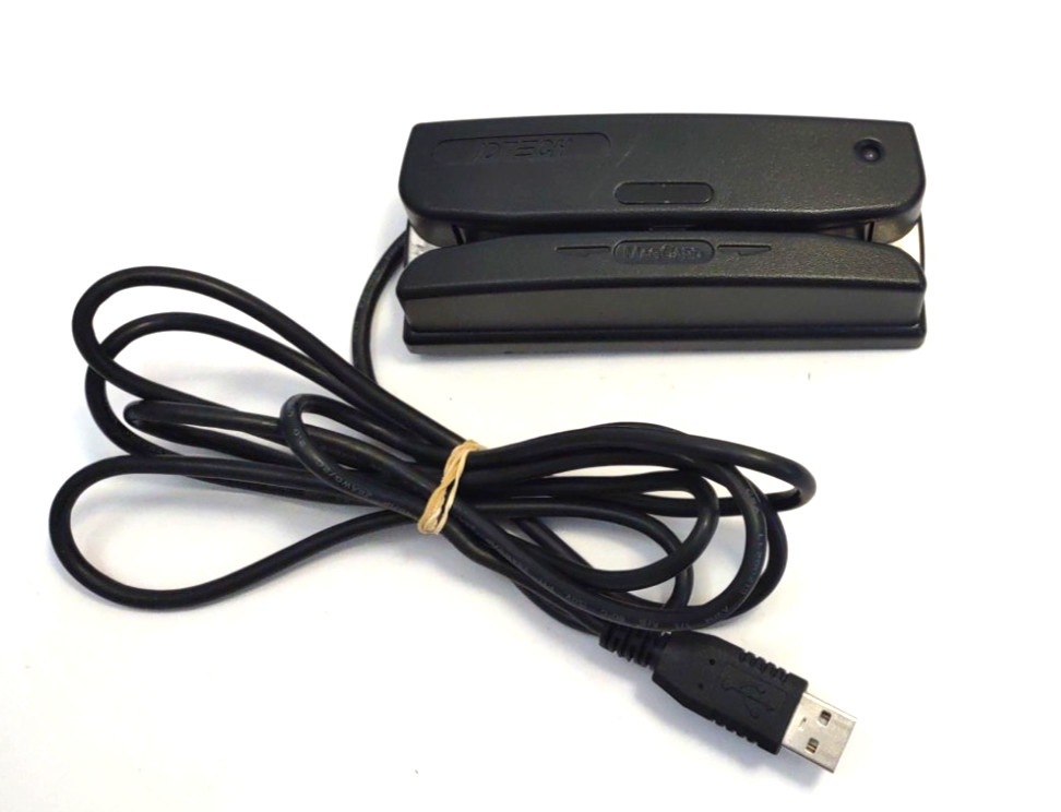 ID Tech WCR3237-512U MagCard USB Magnetic Stripe Card Reader Omni WCR32