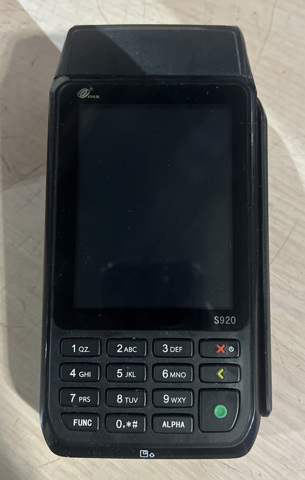 X12 PAX S920 MOBILE CREDIT CARD TERMINAL BLUETOOTH WIRELESS