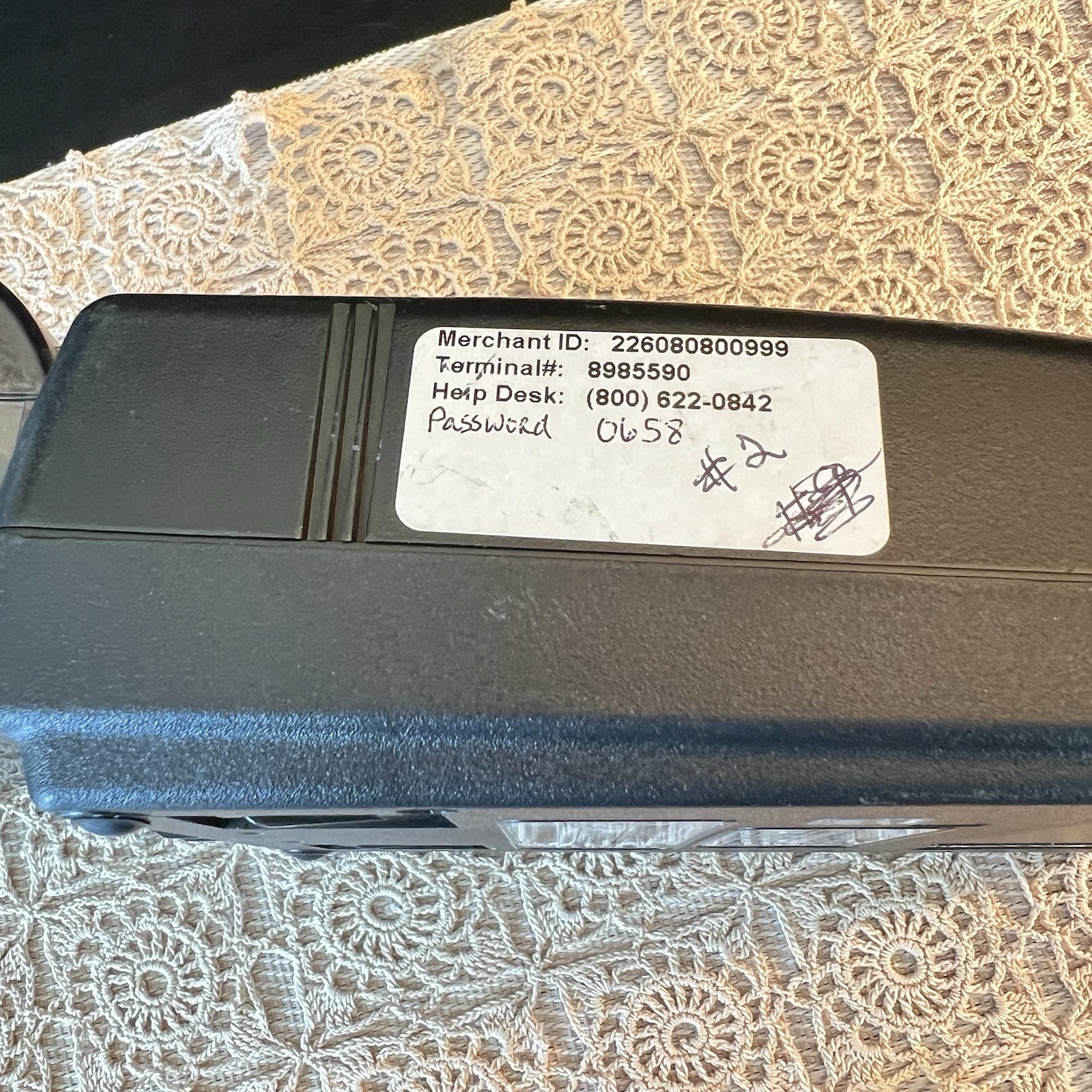 Hypercom Credit Card Terminal Reader Machine T7Plus POS PIN *FOR PARTS ONLY*