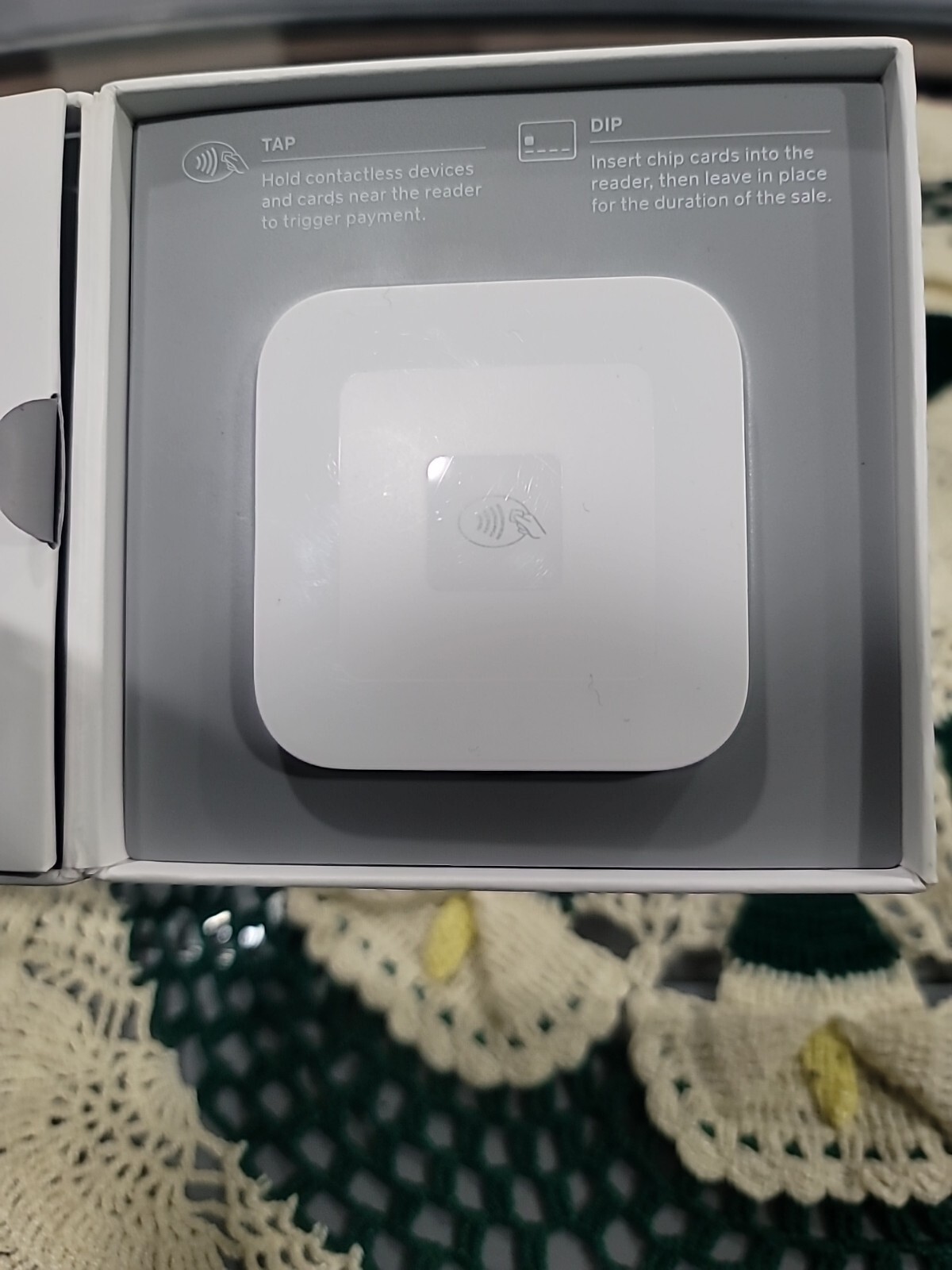 Square S6 White Portable Contactless And Chip Magstripe Credit Card Reader