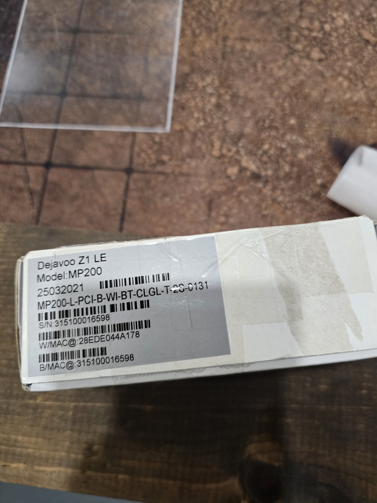 Dejavoo Z1 LE MP200 Wireless Terminal Credit Card Reader 3N0537133