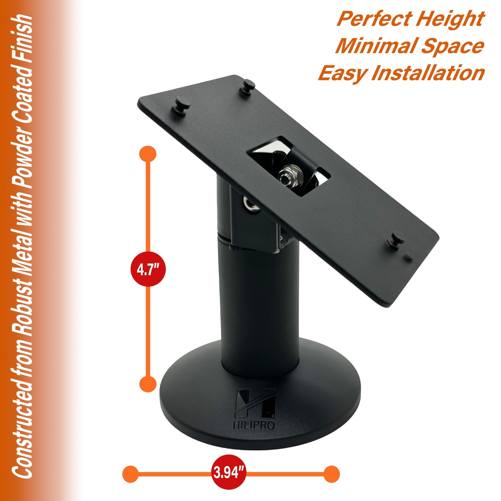 Hilipro Stand for Verifone MX915 – Sturdy Metal – 4.7″ Tall – Swivel and Tilts