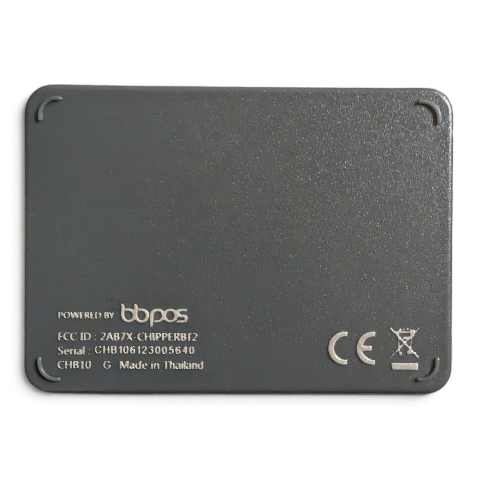 BBPOS Chipper Bluetooth Card Reader 2AB7X Black w/Case & Cord