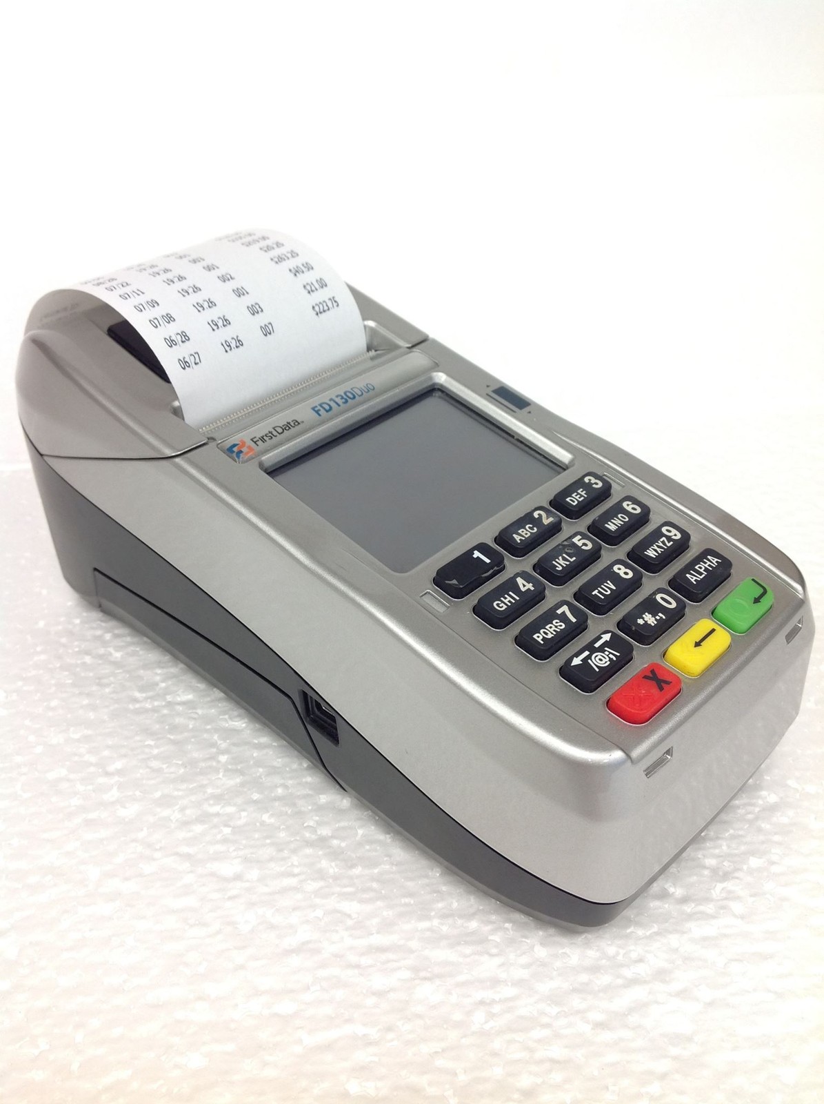 12x FIRSTDATA FD130DUO Credit Card Terminal w/Label Paper WORKING FREE SHIP