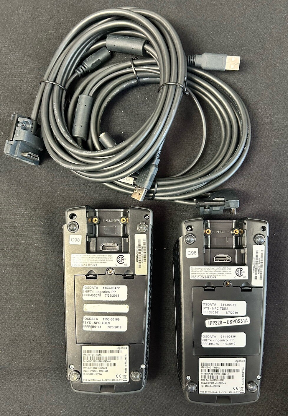 Lot of 20 Ingenico IPP320 Pinpad Credit Card Reader Machine’s & Accessories