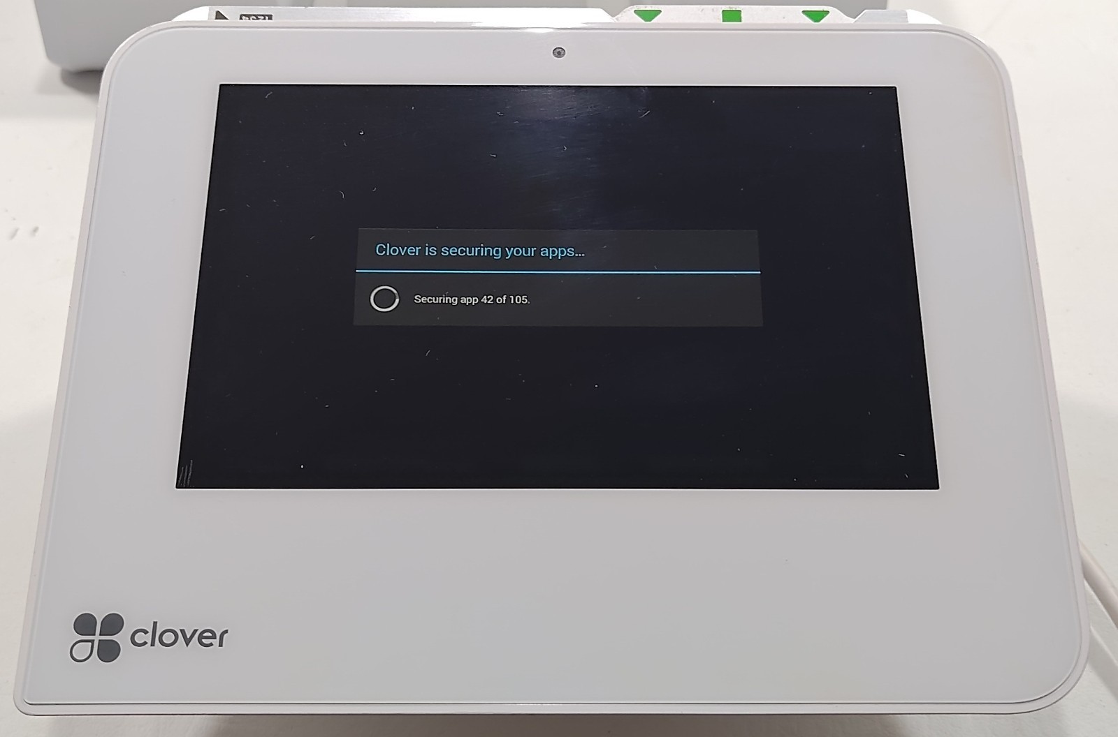 Clover Mini C301 POS Terminal with Hub & Power Adapter – For Parts/Repair
