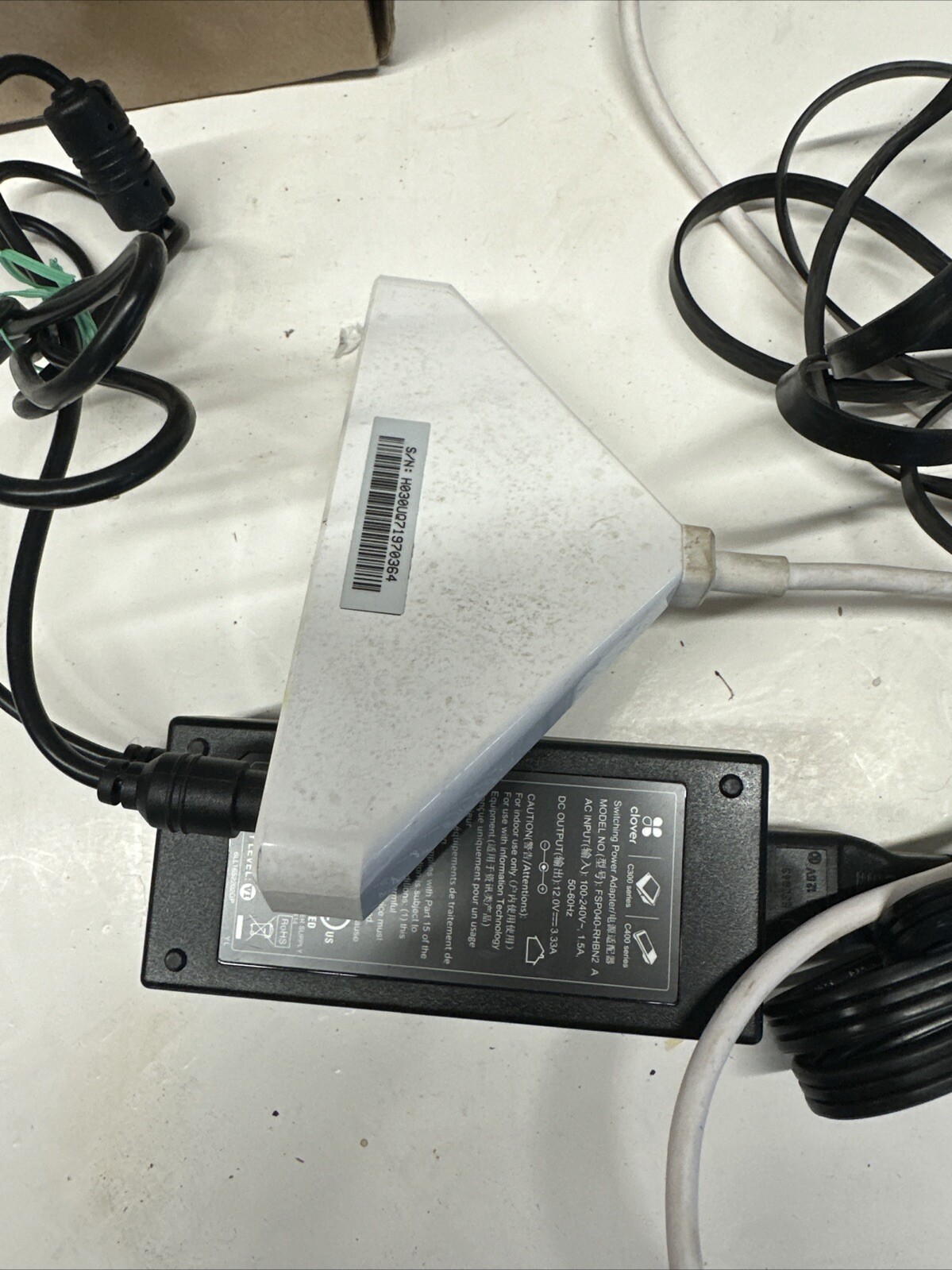 Clover Mini Wifi C300 Card Reader /POS Point of Sale System w/Power Supply