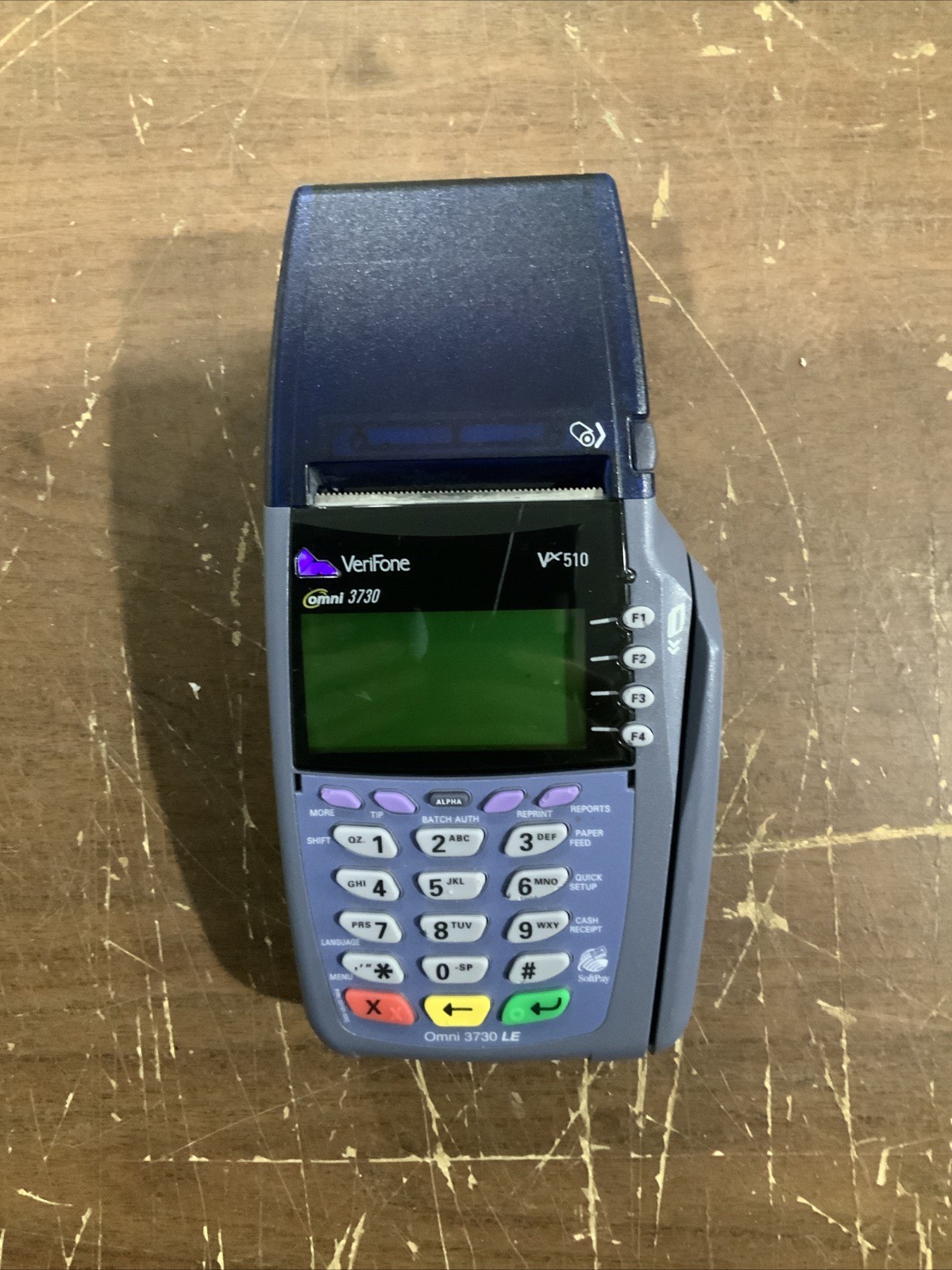 Verifone VX510 Omni 5100 Credit Card Machine No Power Cord
