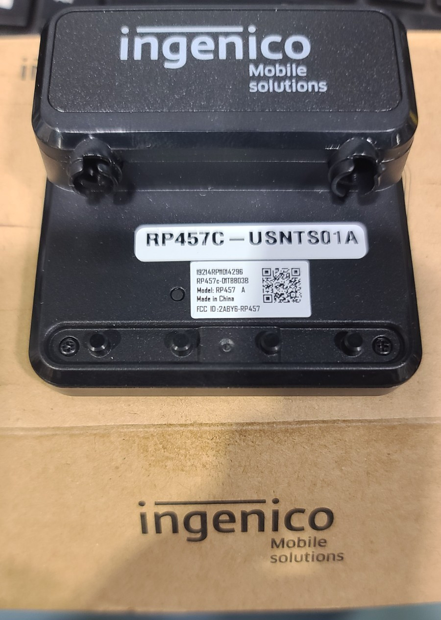 New Ingenico Mobile Solutions RP457C Mobile Tap Chip Payment Card Reader RP457
