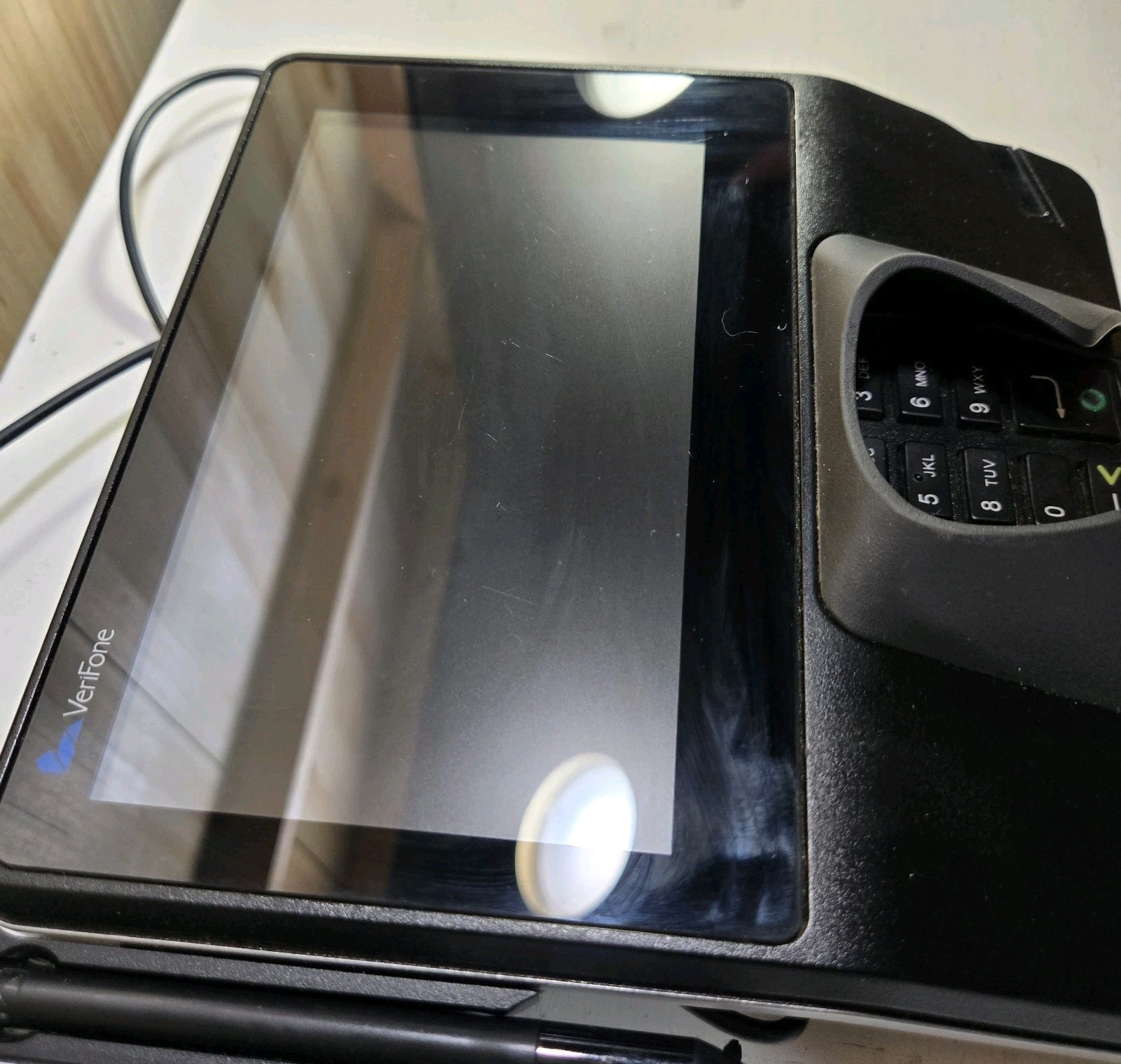 Verifone MX925 Credit Card Payment Terminal Touchscreen PIN Pad Stylus Untested