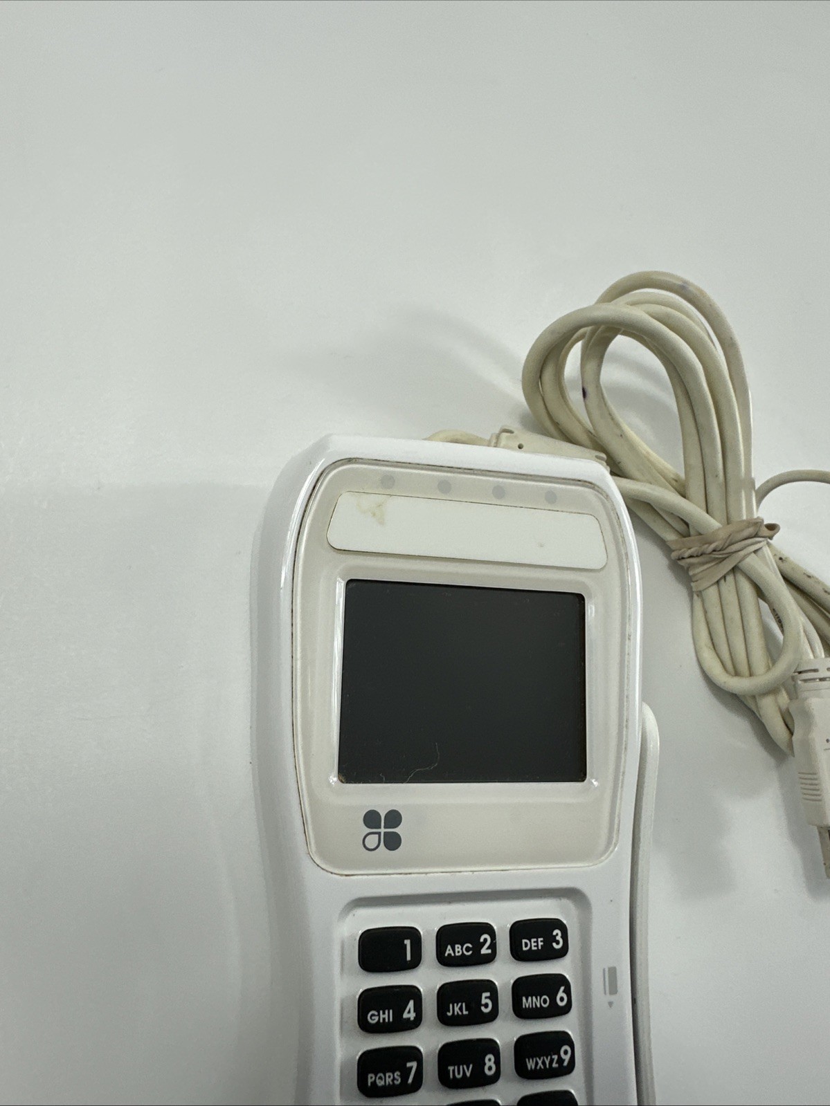 LockedClover XAC xPED-8006L2-3CR White LCD Display POS Syst Credit Card Terminal