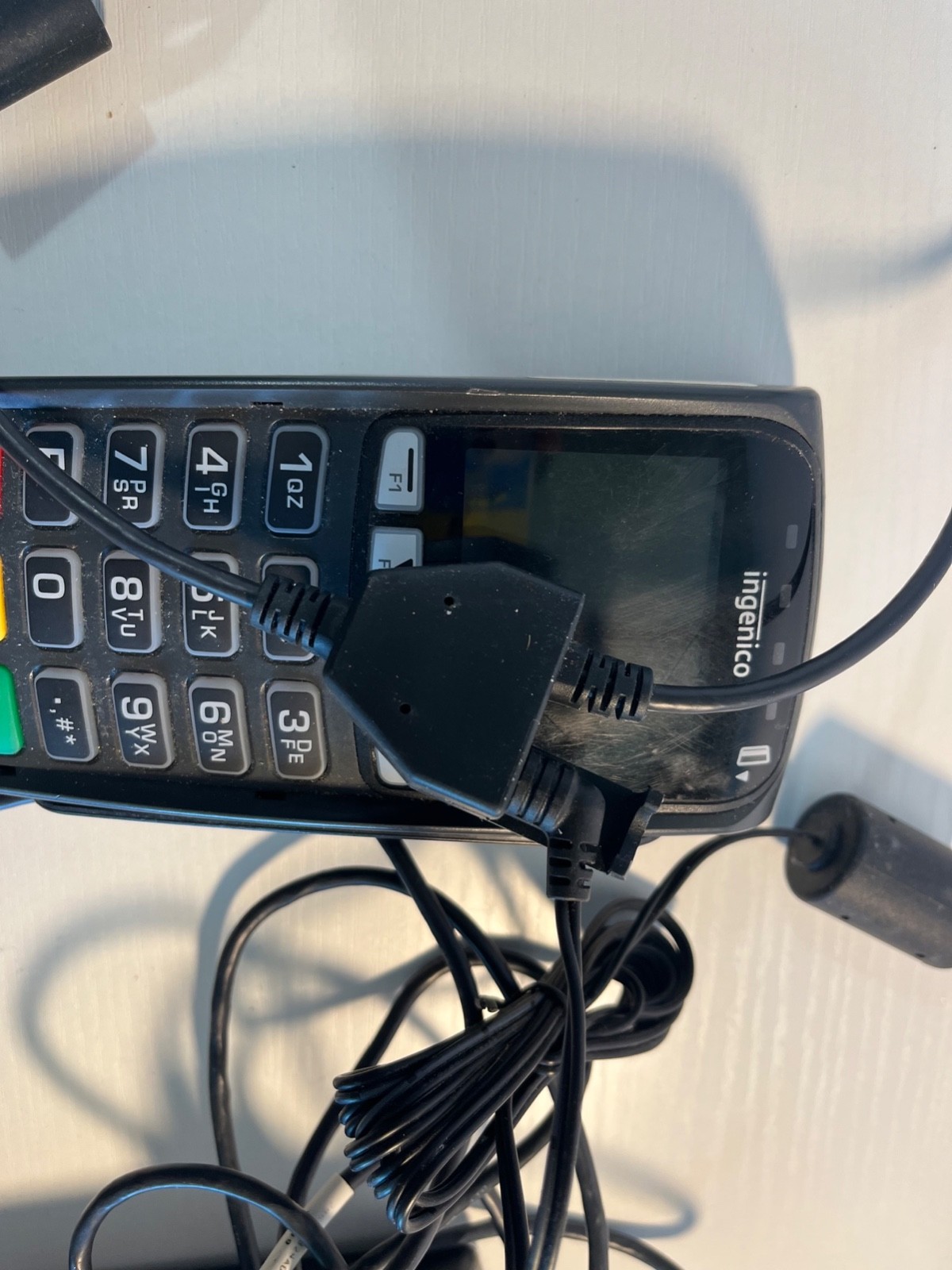 2 Ingenico iPP350 Credit Card Readers w/Ethernet Cables & Power Supplies