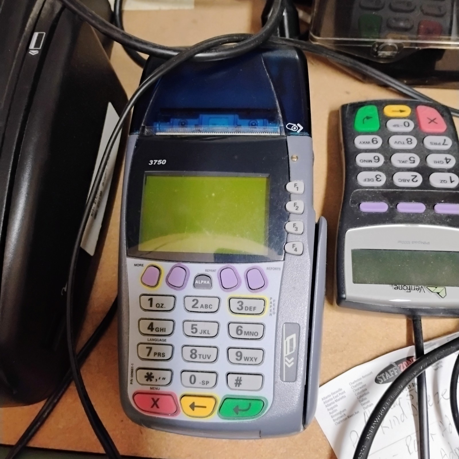 Verifone VX570 Omni 3750 Credit Card Machine W/ Power Cord
