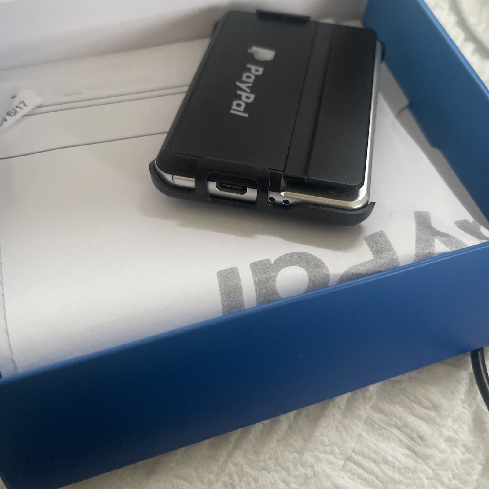 PayPal HERE Chip and Swipe Reader Mobile Credit Debit Card Processor Black