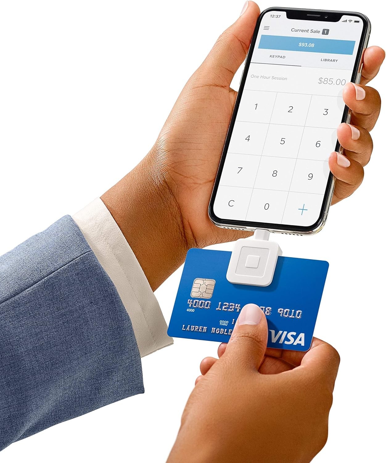 Magstripe Card Reader Lightning Connector Credit Card Swipe Reader iOS