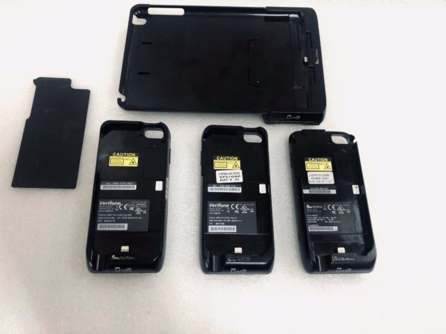 Lot of 4 Verifone e315 e315M(for Mobile)& e335(for iPad mini) CC Terminal AS-IS