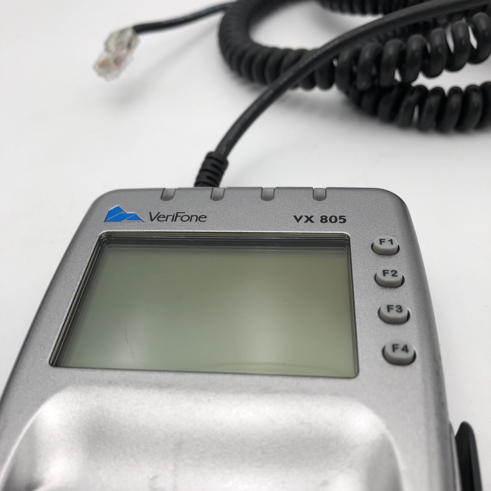 LOT OF 2 Verifone VX805 CTLS Credit Card Terminal Machines w/8 Pin Cord READ C
