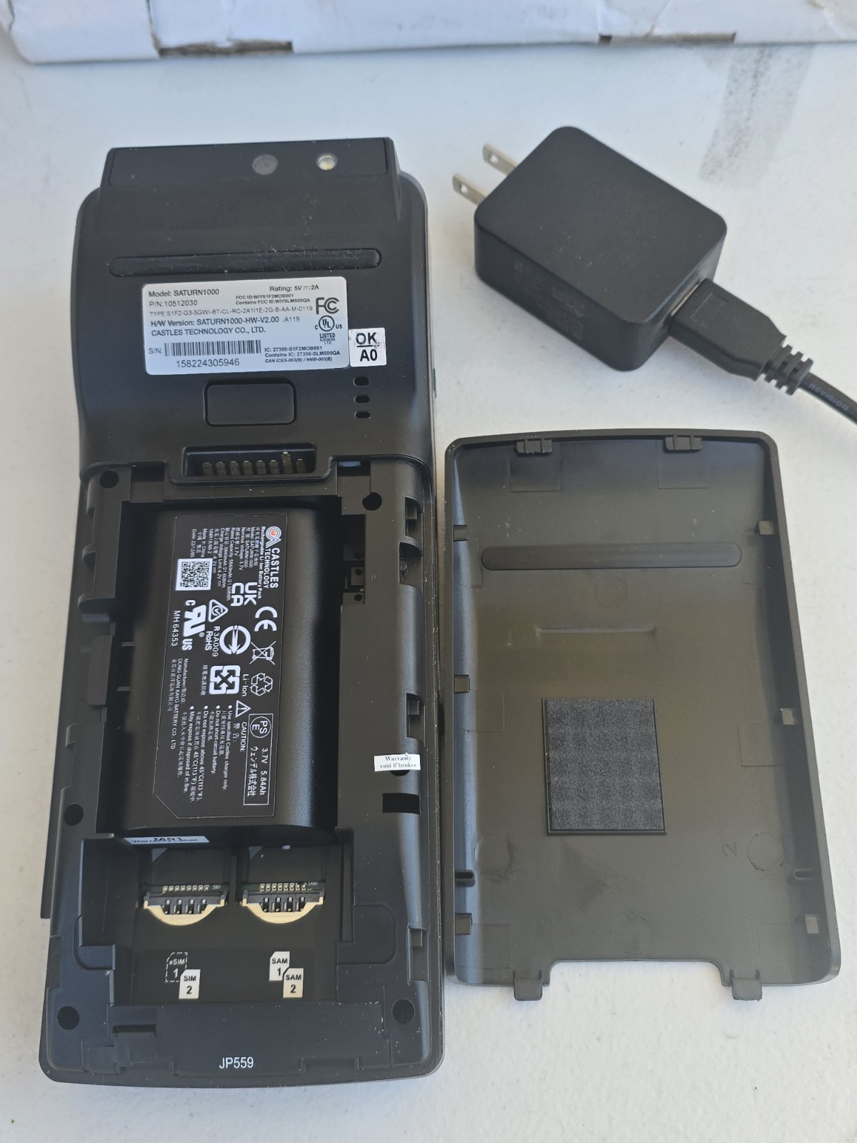 Castle Technology Saturn1000 Android Wireless POS Terminal