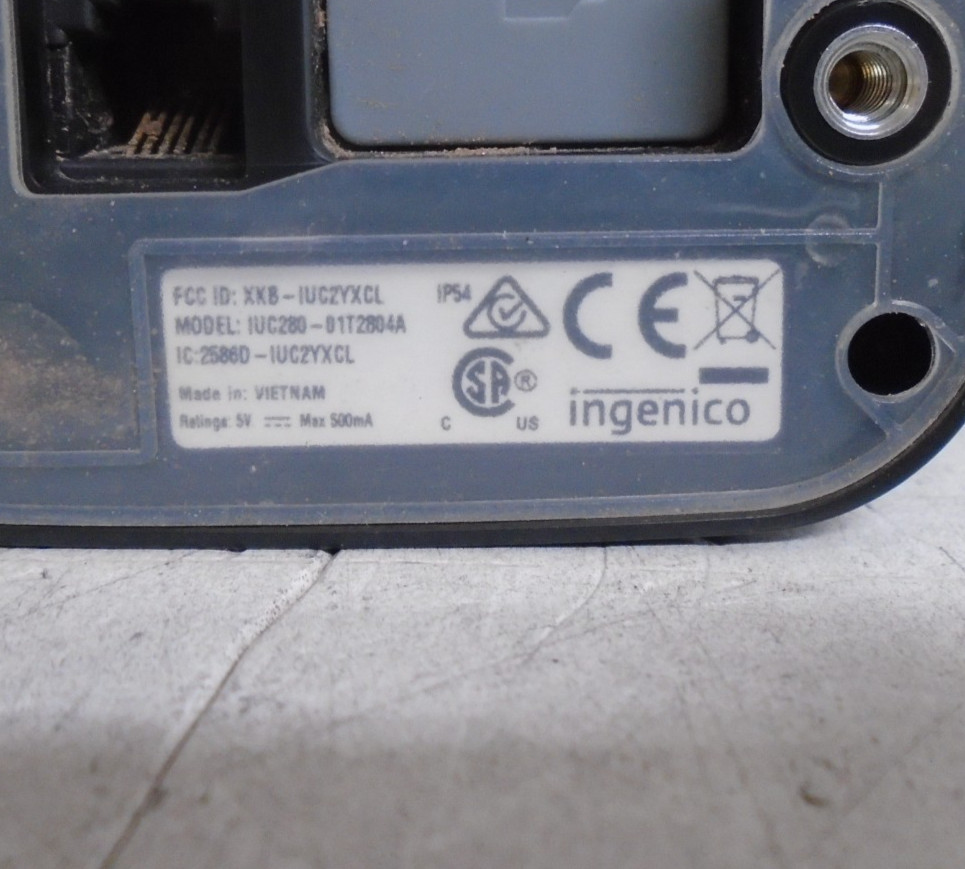 Ingenico iUC285 Contactless & Contact Payment Terminal Credit Card Reader | RB