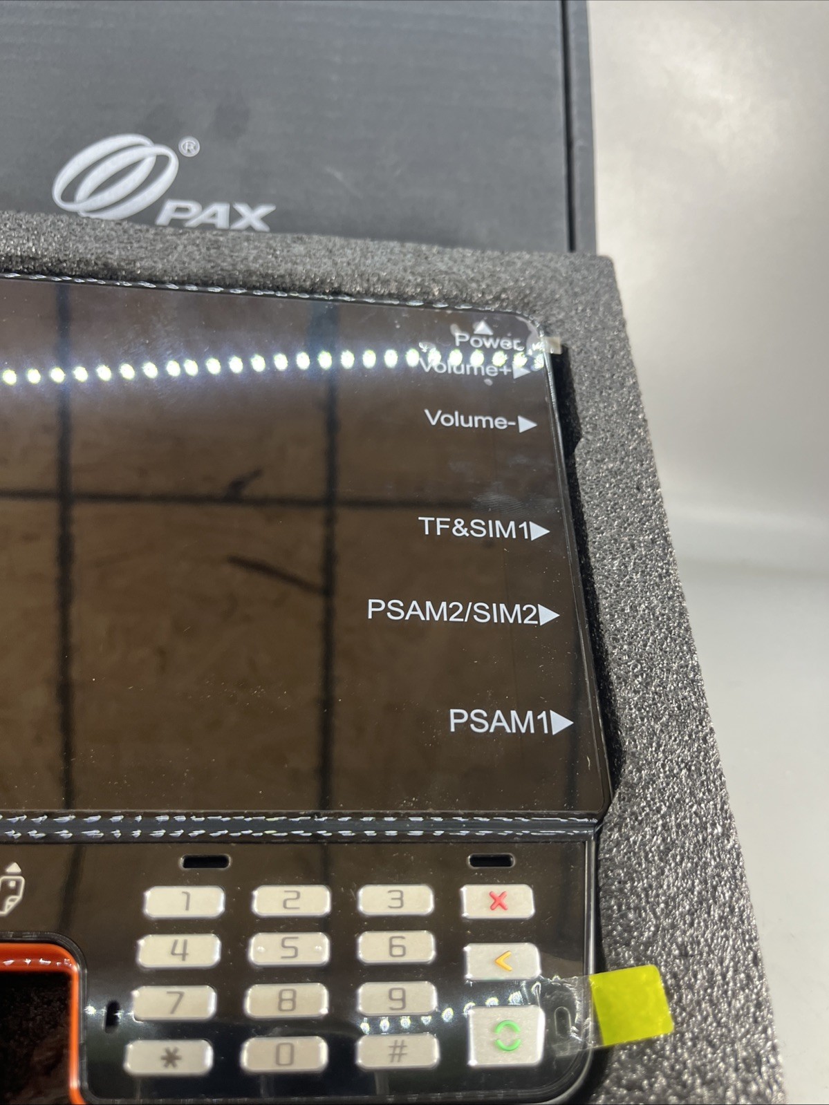 PAX Aries 8 Credit Card Terminal Smart Tablet (AR8-A1100-0301-5P5-EA) Black