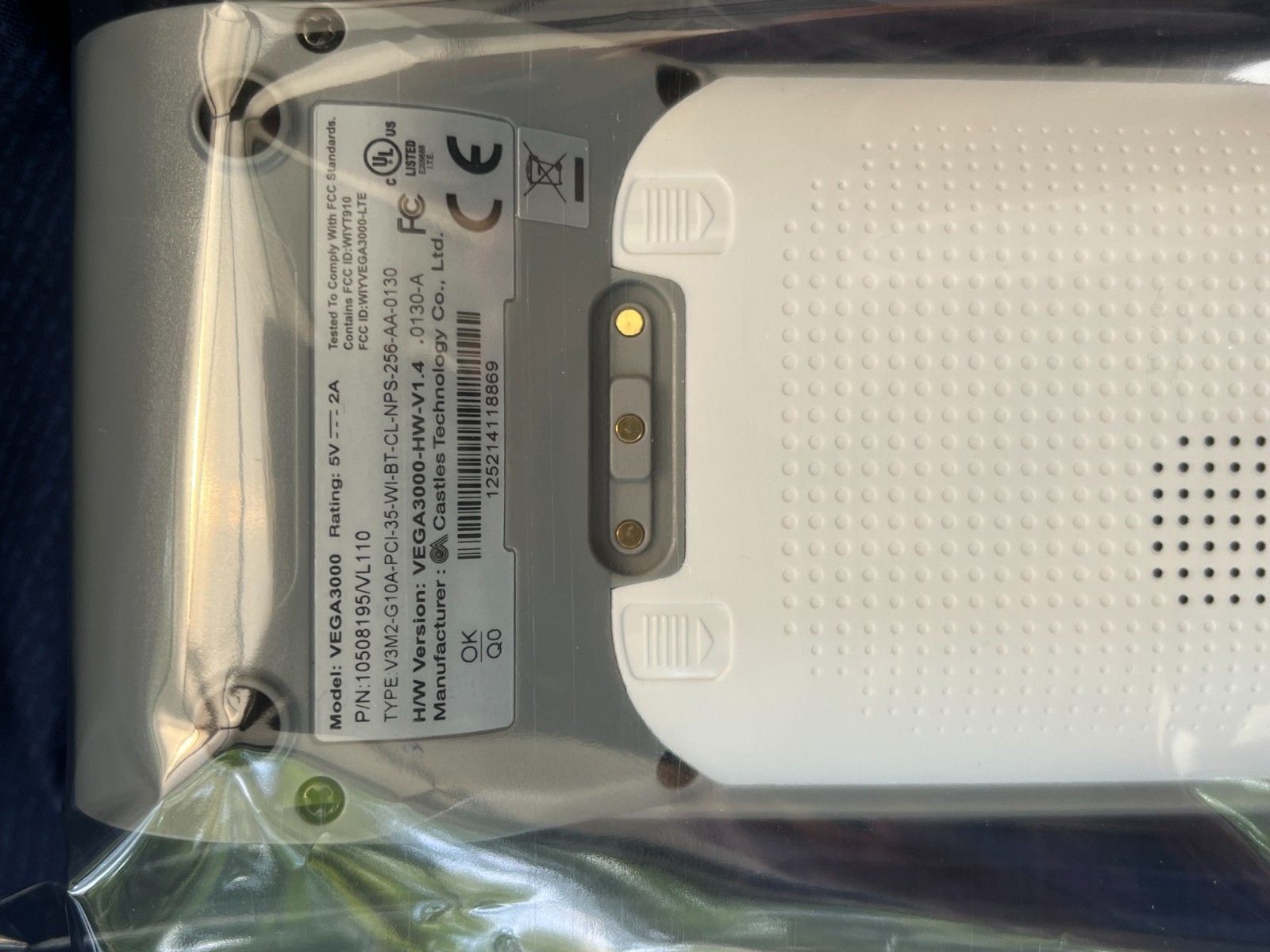 Valor Paytech VEGA3000 4G Android POS Credit Card Payment Terminal – NEW in BOX