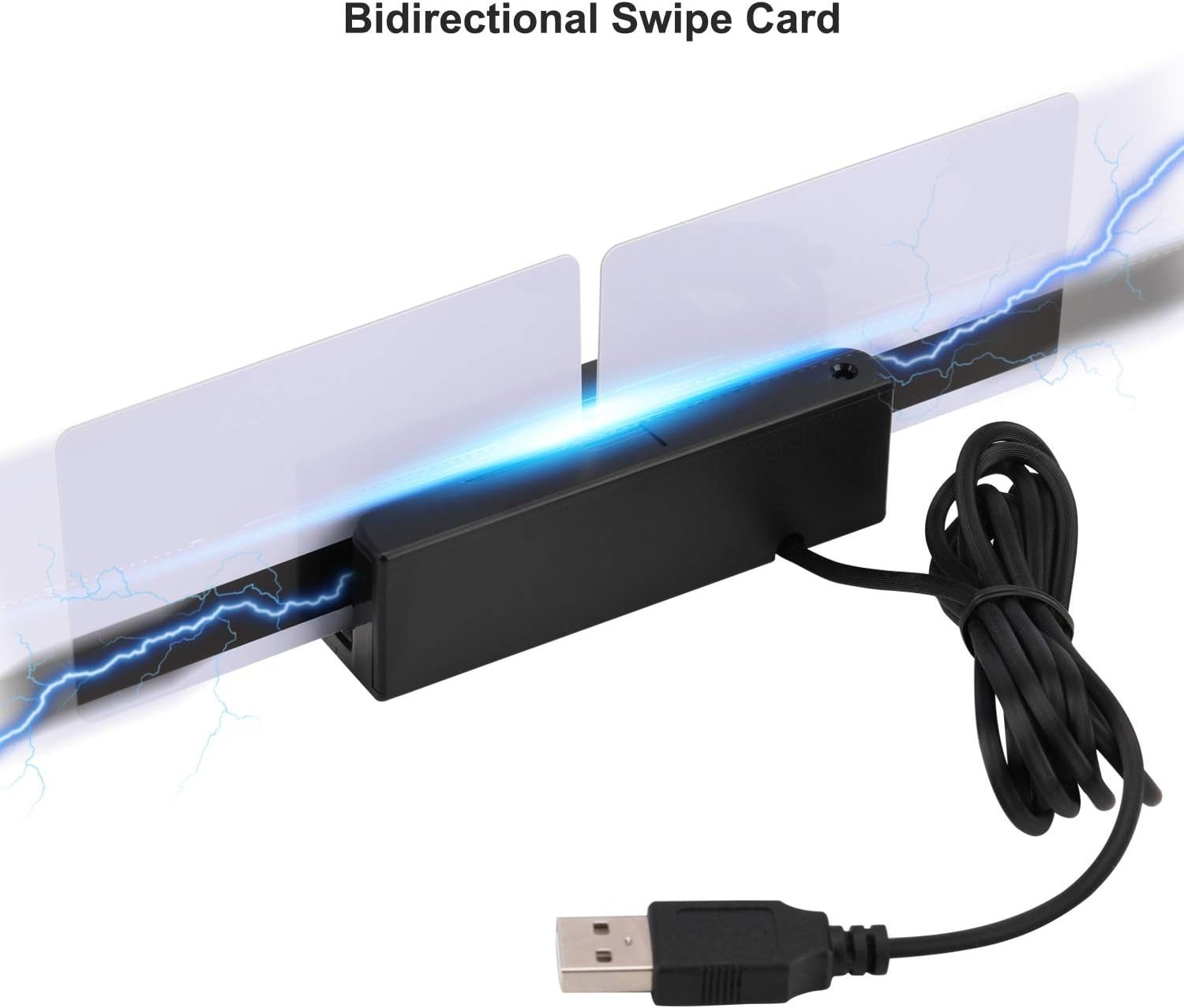 Smart USB Magnetic Card Reader MSR90 Reliable Laptop POS Black