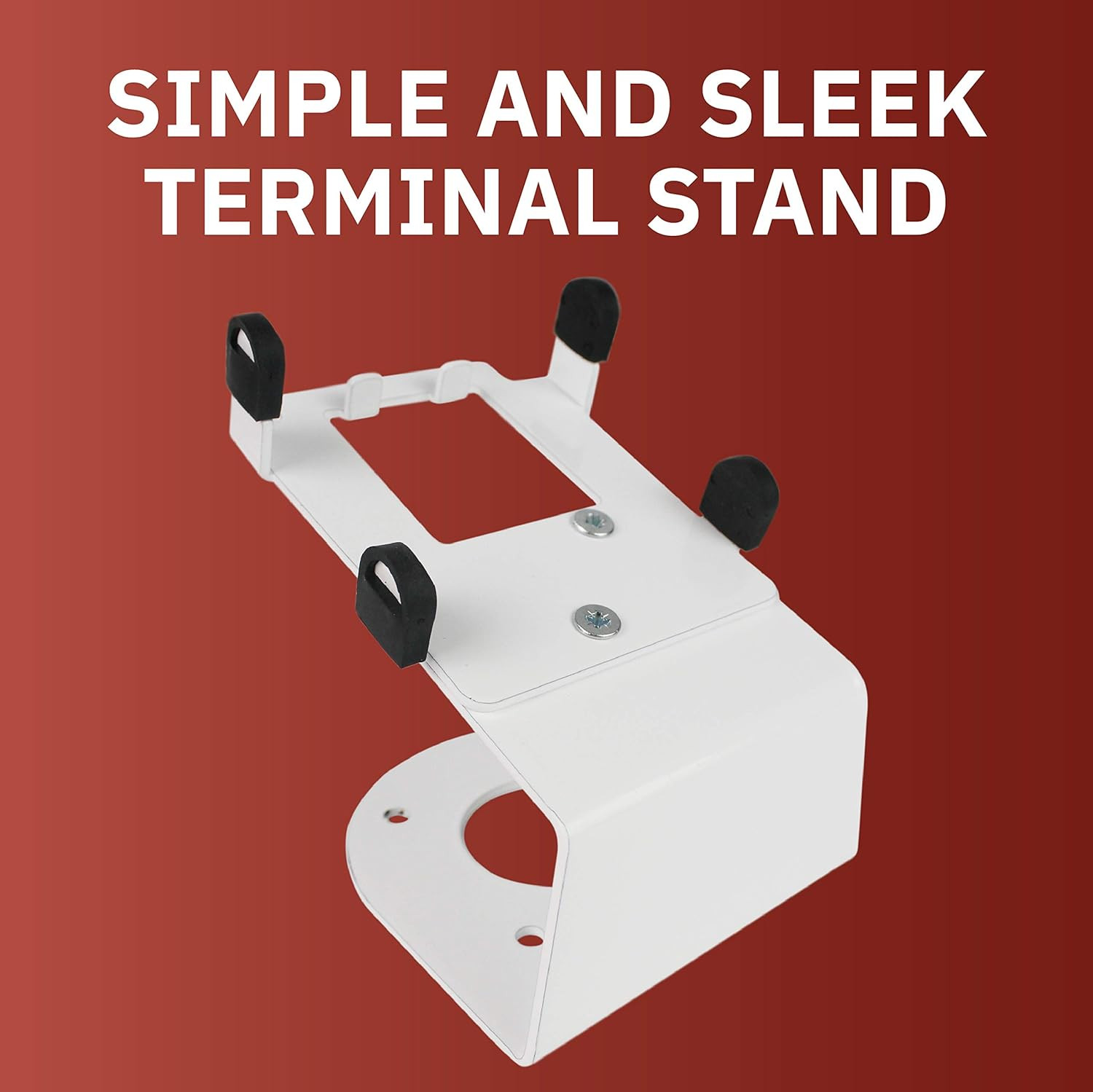 Dccstands Fixed Clover Flex Terminal Stand with Screen Protector – Screw-In and