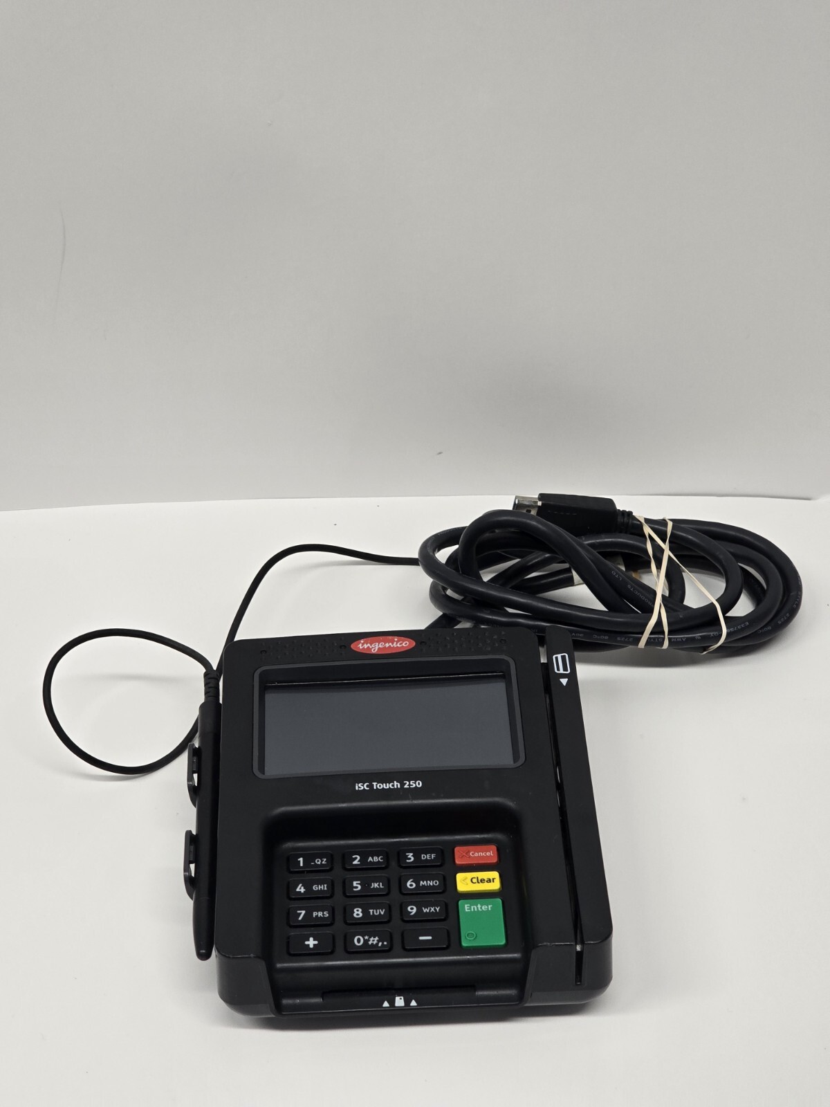iSC 250 EMV Ingenico NFC Payment Terminal iSC Touch 250 No Power Cord/Free F/S.