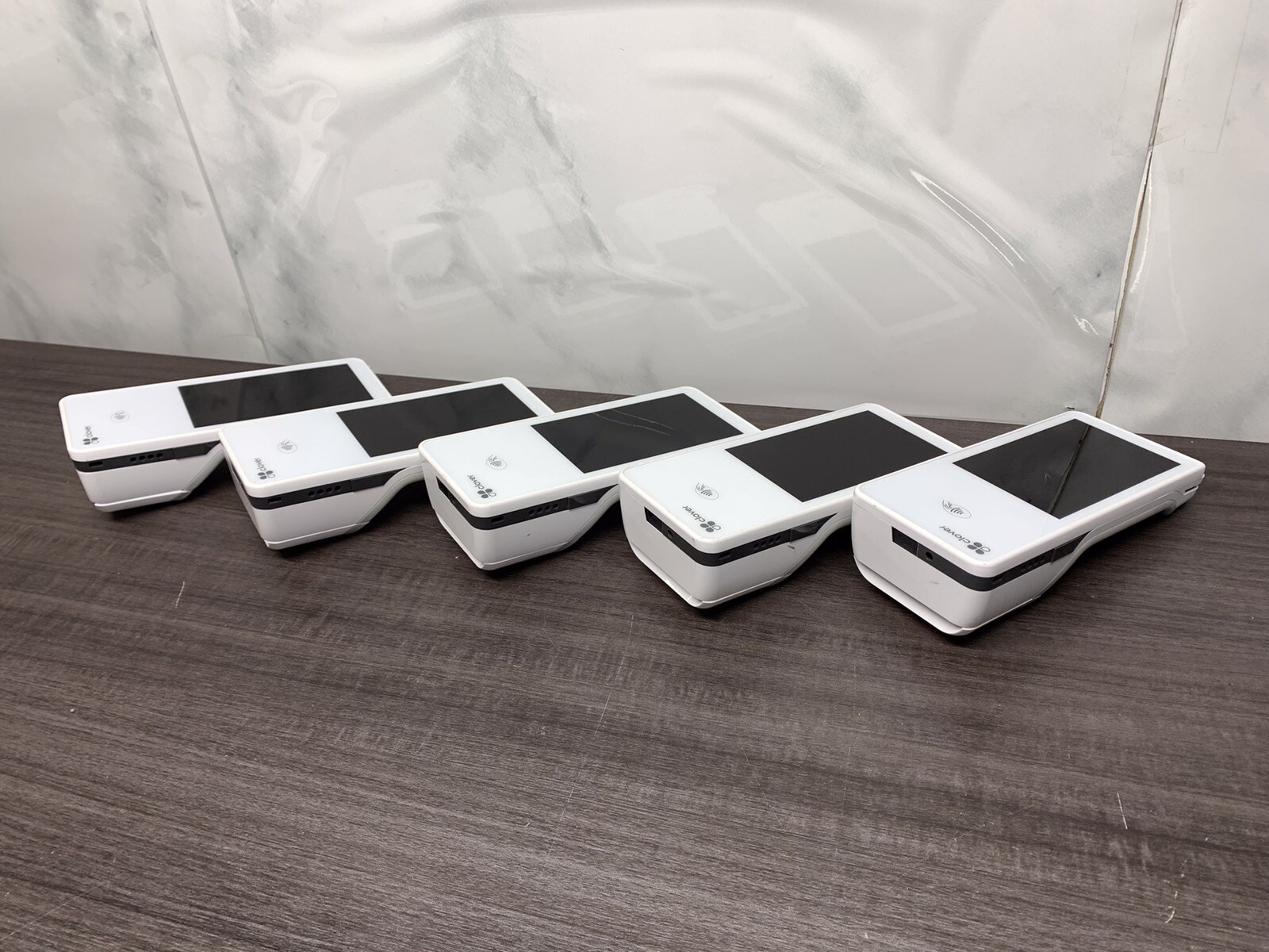 LOT OF 5* CLOVER FLEX C401U Handheld POS / Credit Card Terminal | #Z58